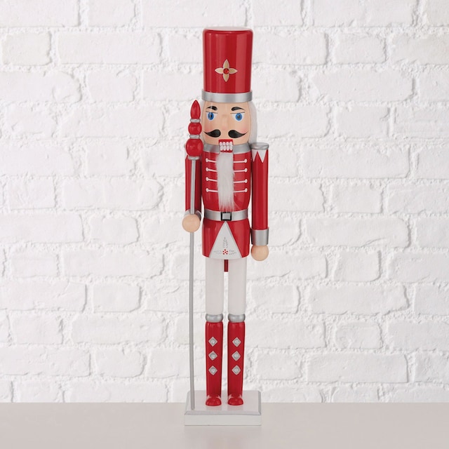 BOLTZE Weihnachtsfigur »Nussknacker, Weihnachtsdeko rot«, Höhe: 50 cm  bequem kaufen