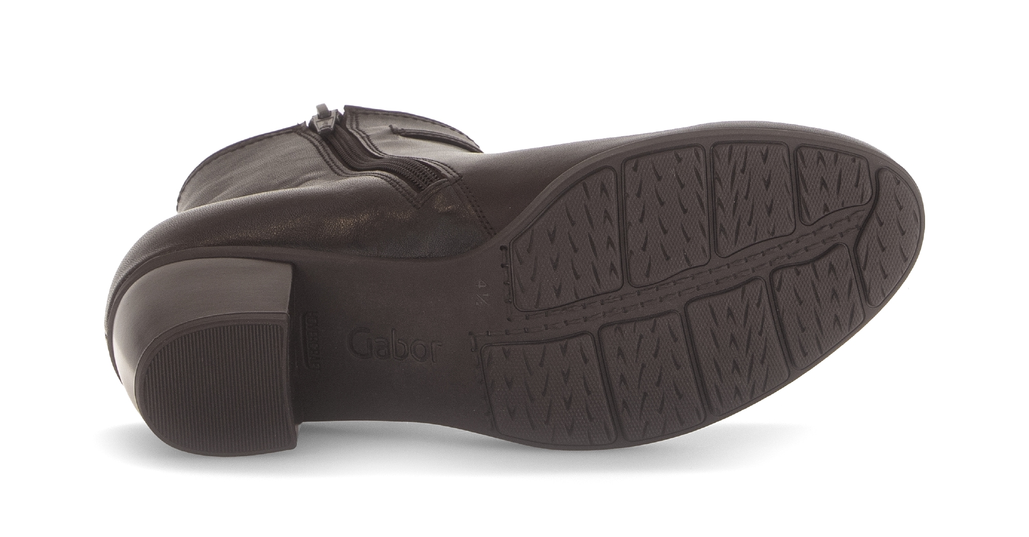 Gabor Stiefelette, Trichterabsatz, Ankleboots mit Hovercraft Luftkammer-Laufsohle
