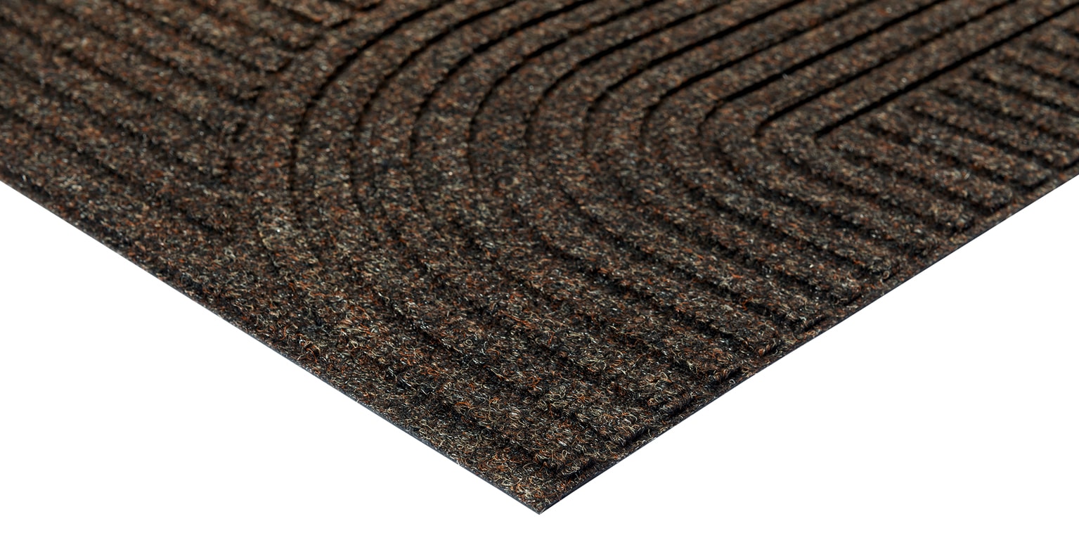 wash+dry by Kleen-Tex Fußmatte »Loop dark brown« rechteckig 8 mm Höhe
