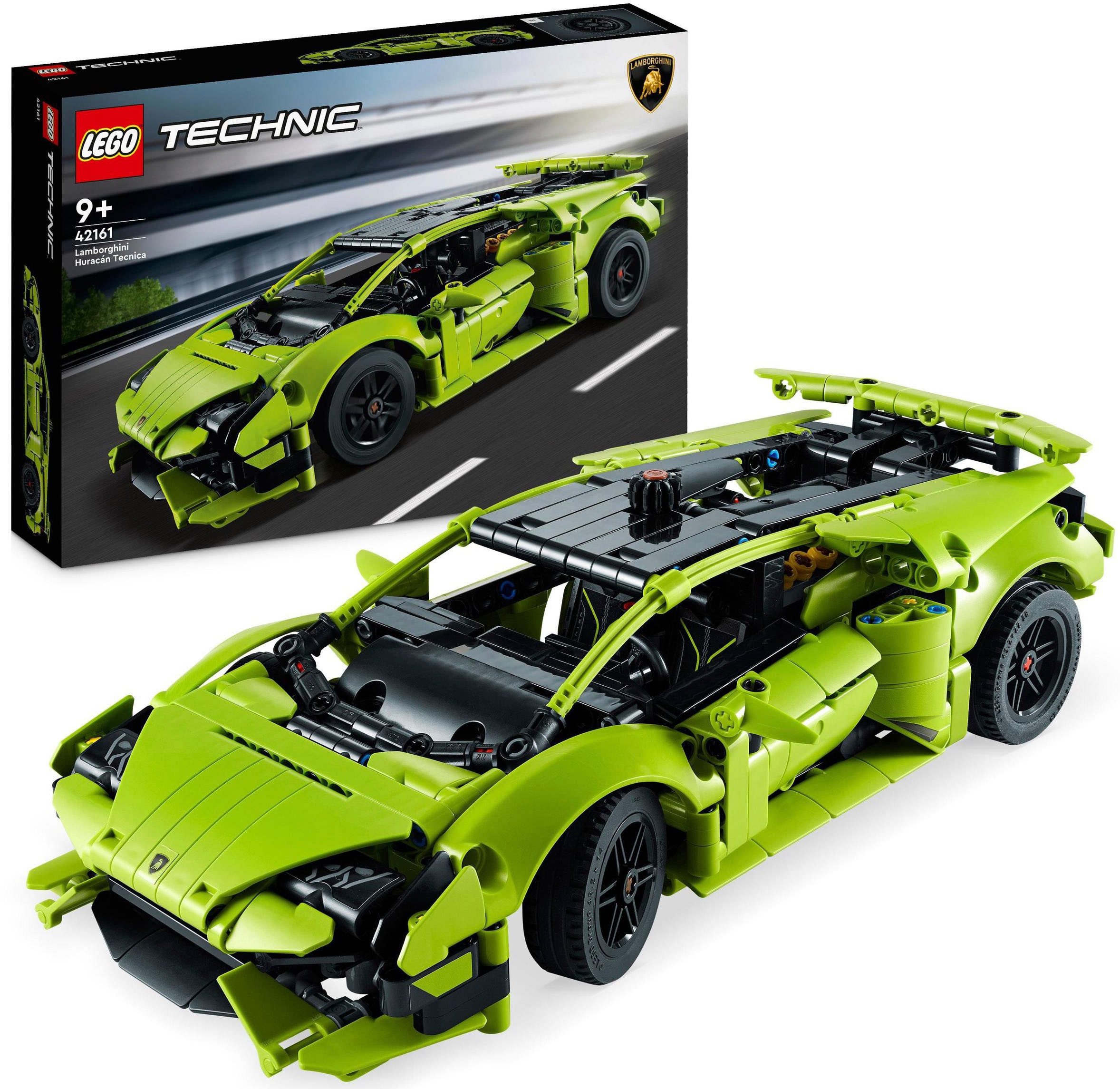 LEGO® Konstruktionsspielsteine »Lamborghini Huracán Tecnica (42161), LEGO® Technic«, (806 St.), Made in Europe