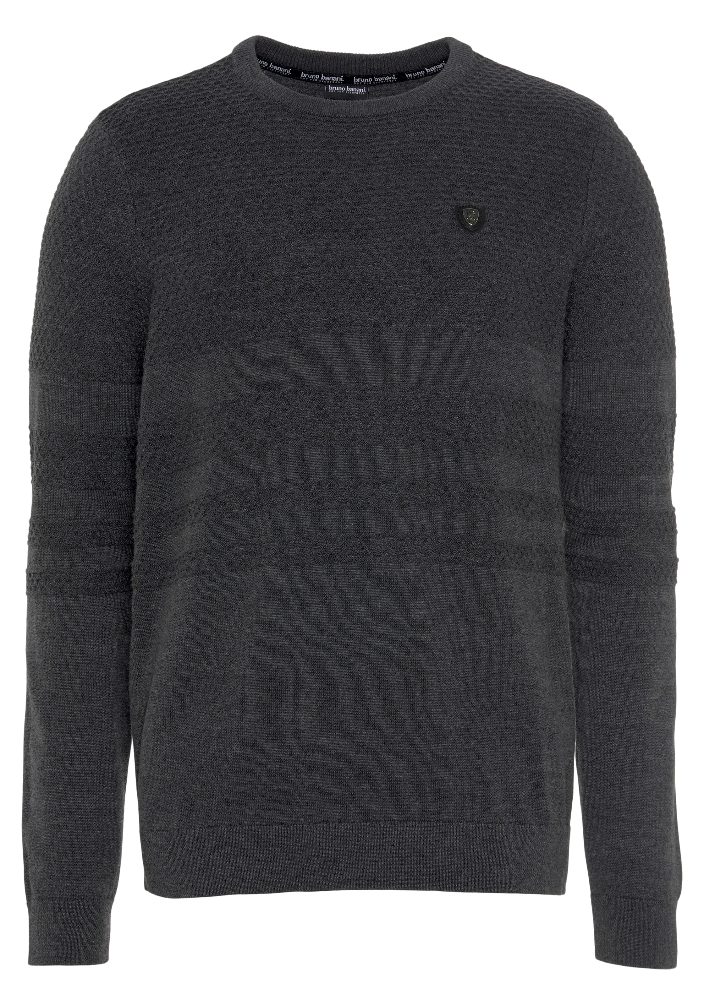 Bruno Banani Strickpullover, mit modischer Struktur