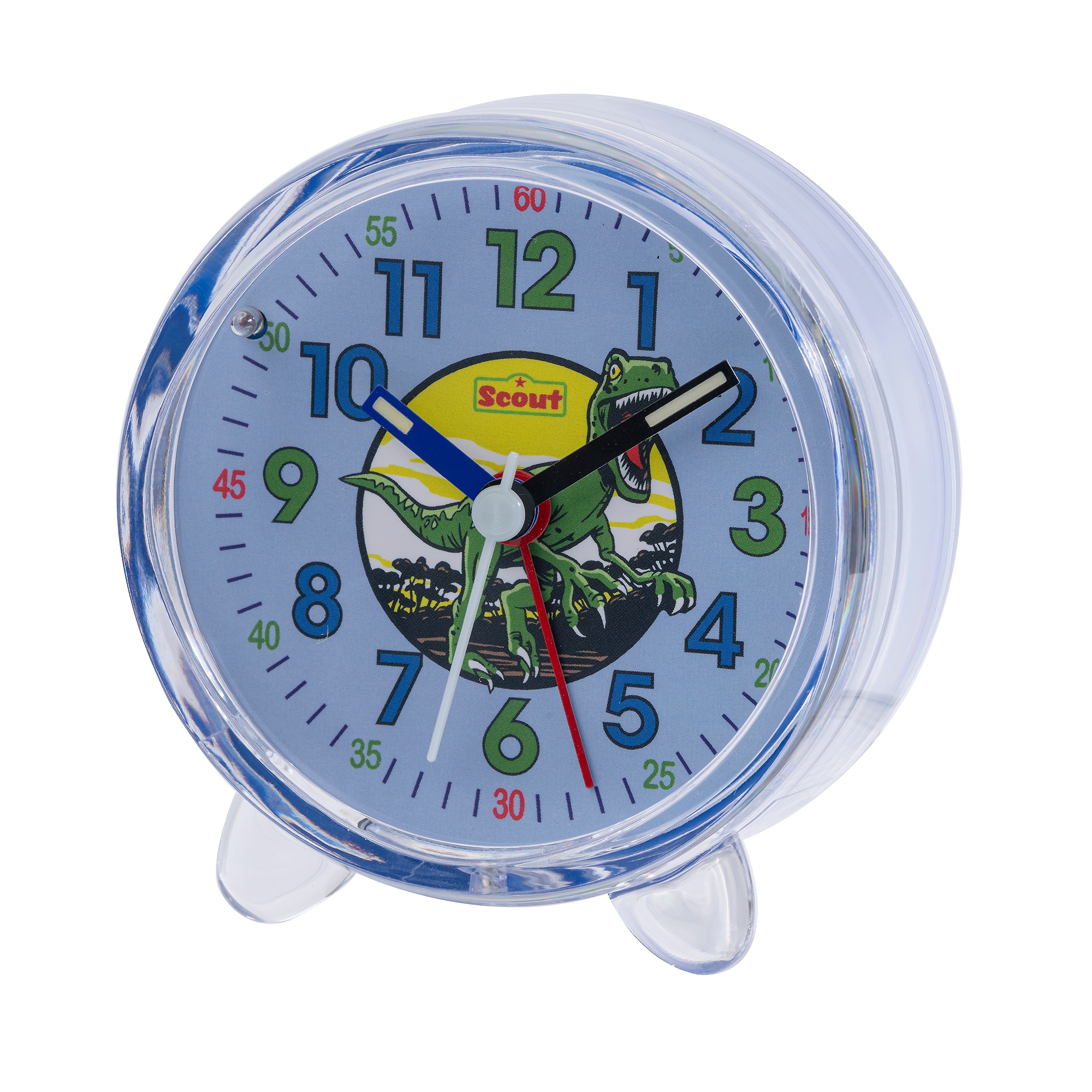 Scout Quarzwecker »Dinosaurierwecker, Favorit, 280001044« Kinderwecker, Lernwecker,Geschenkidee, Kinderzimmer, Schulanfang, Dino
