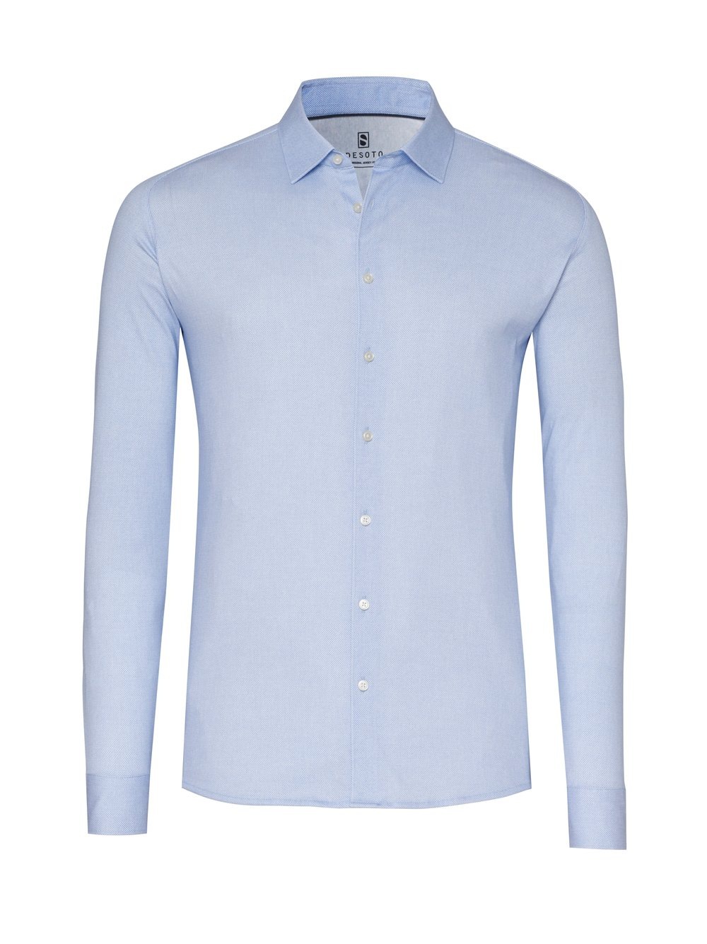 DESOTO Langarmhemd »Jerseyhemd Casual Kent«