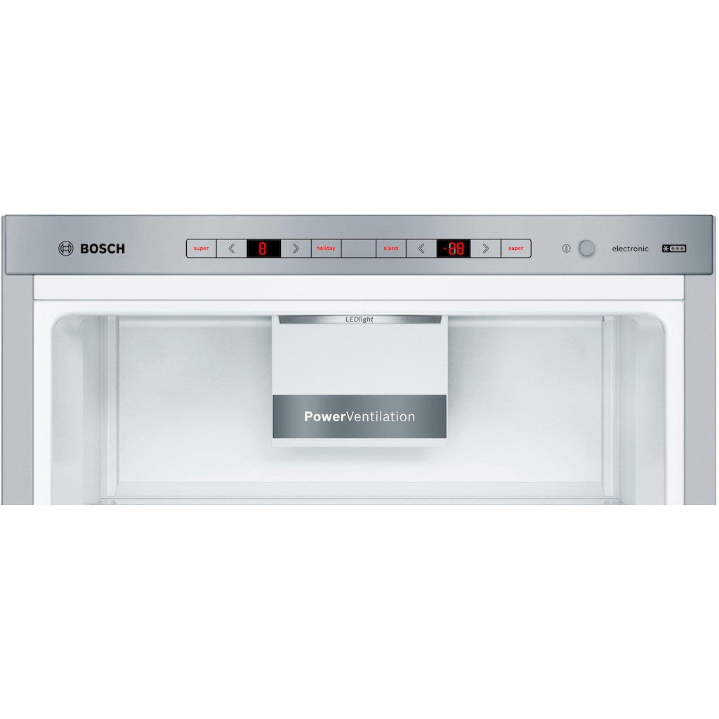 BOSCH Kühl-/Gefrierkombination »KGE39A«, KGE39AICA, 201 cm hoch, 60 cm breit