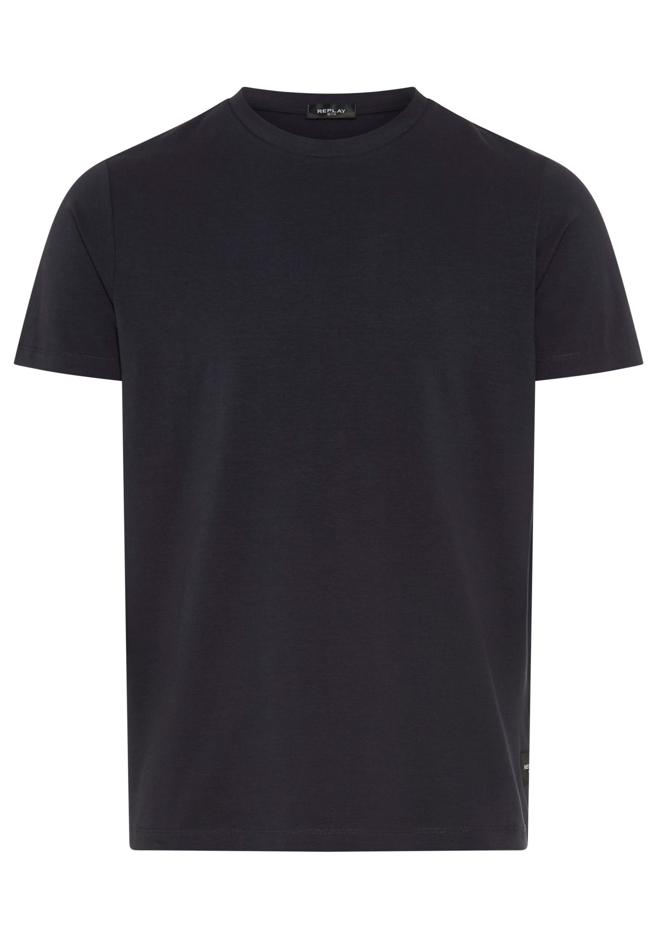 Replay T-Shirt Baumwoll-Mix, Rundhalsform