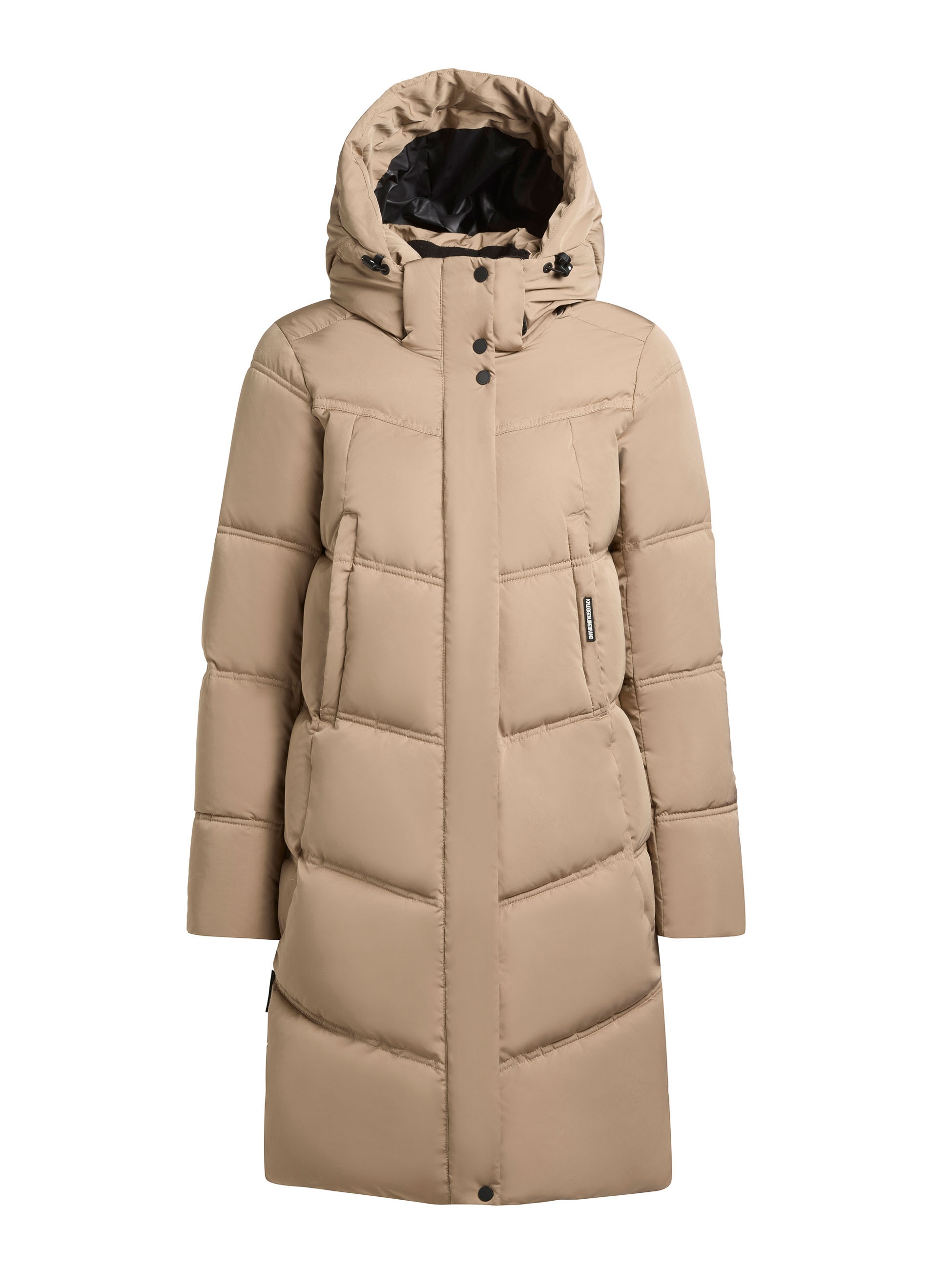 khujo Steppmantel »GRAYA2« Windschutzblende mit Magnetverschluss