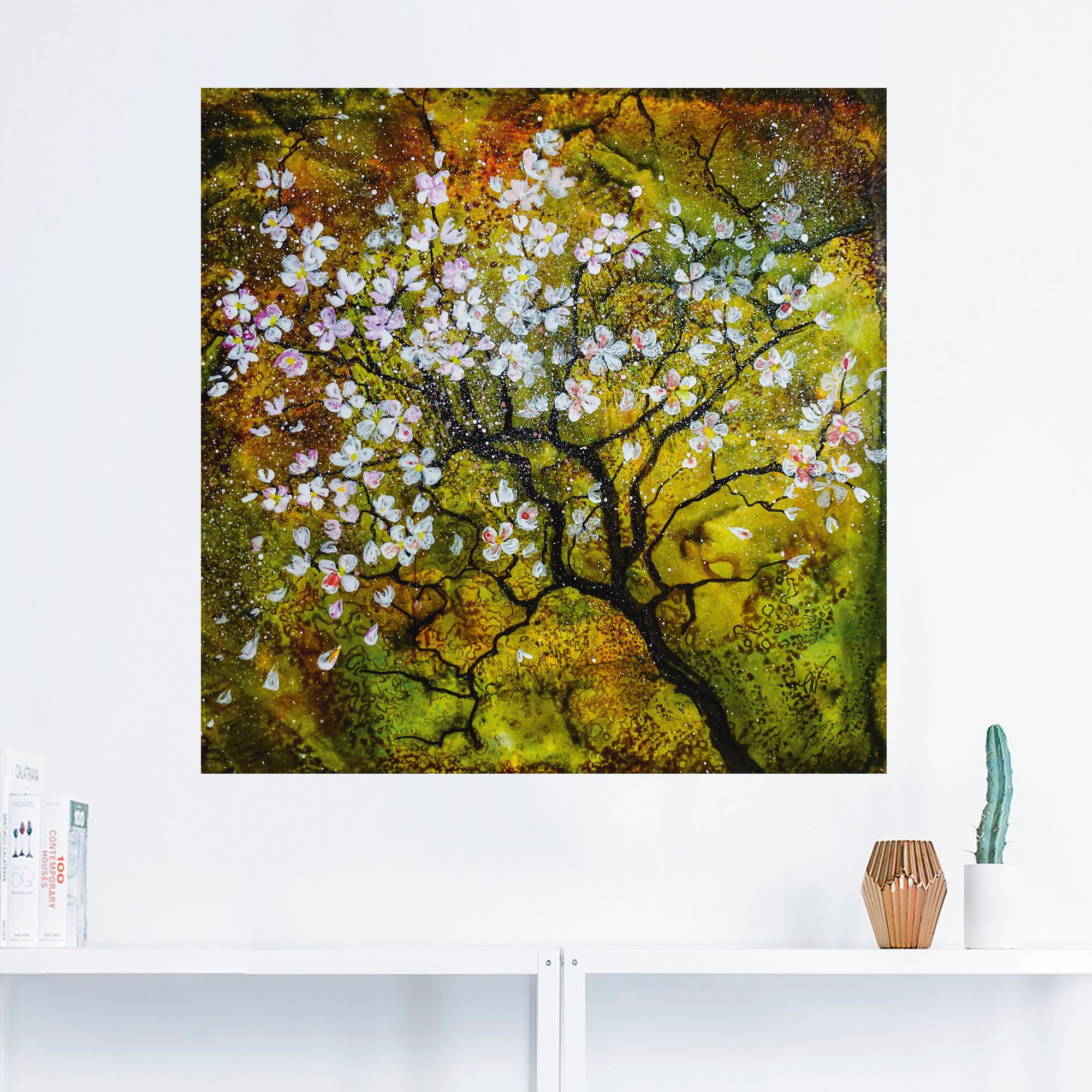 Artland Wandbild »Kirschblüte«, Baumbilder, (1 St.), als Alubild, Outdoorbild, Leinwandbild, Wandaufkleber, versch. Größen