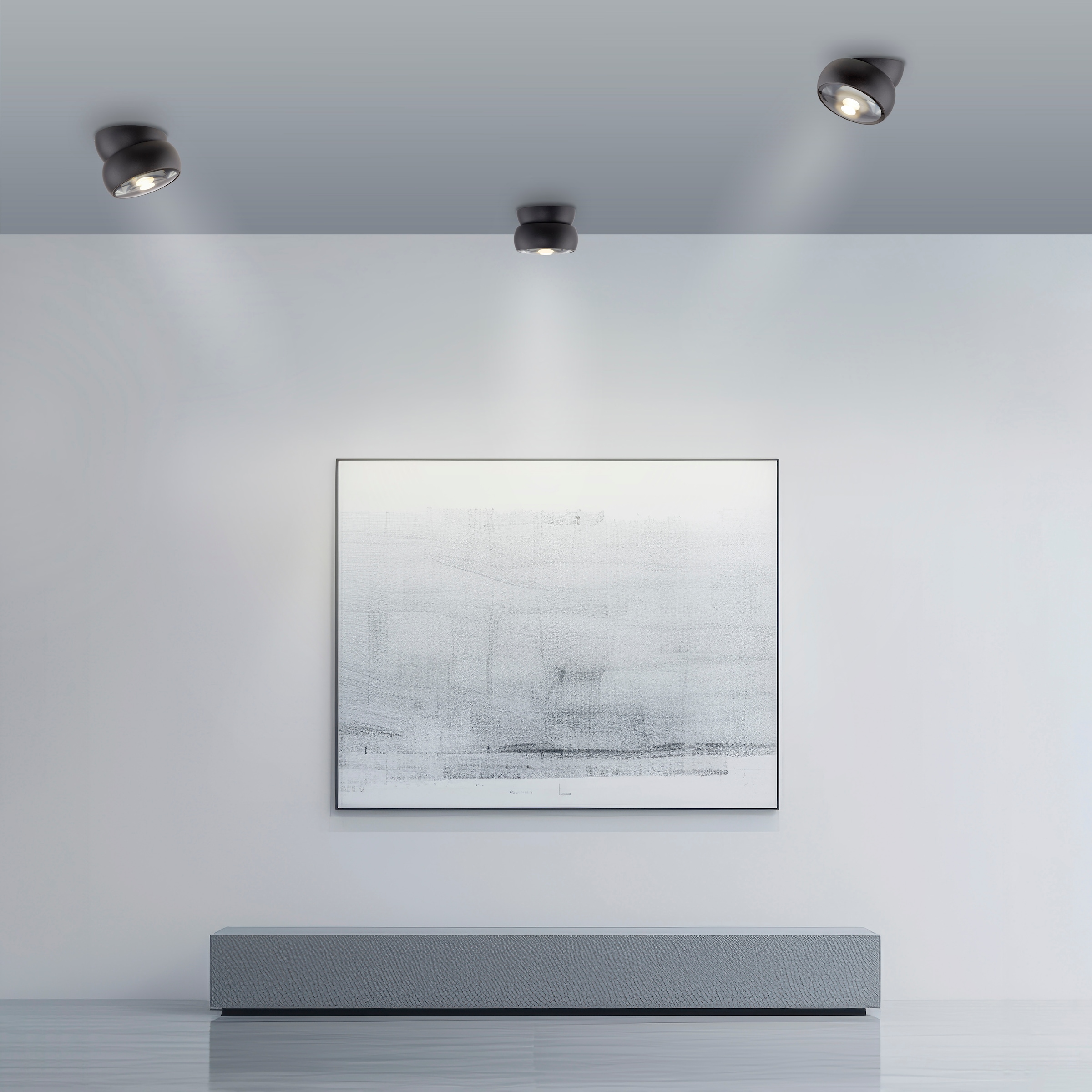Neuhaus PURE LED Deckenleuchte »PURE Move« LED-Board 1 Stk. Warmweiß Dimmfähig über separaten Dimmer, dreh- &schwenkbar