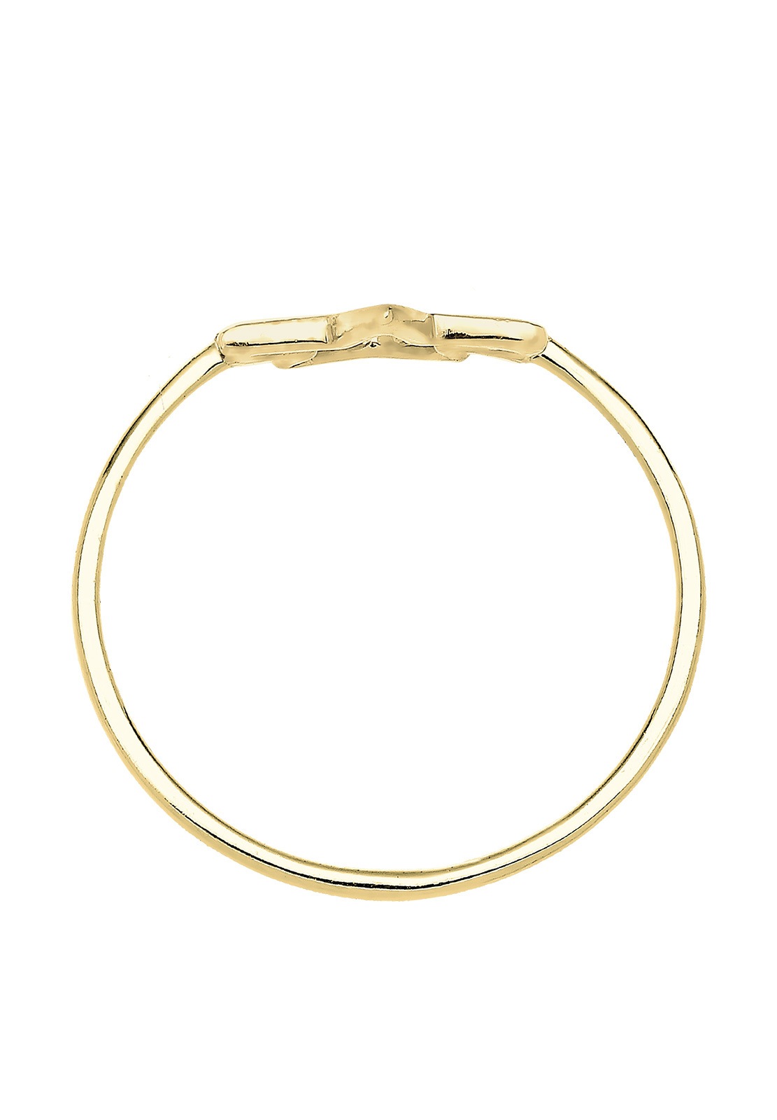 Elli Premium Silberring »Ring Stern 375 Gelbgold«