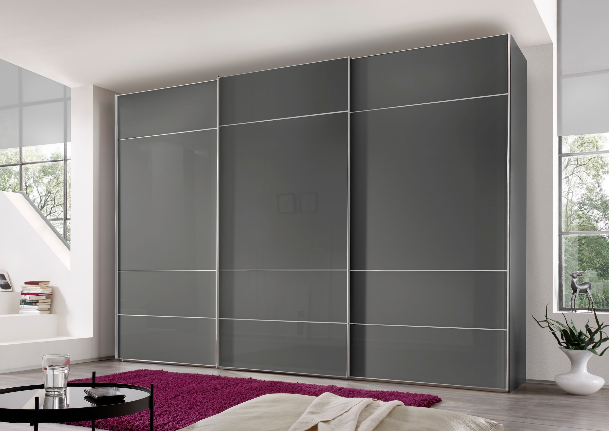 STAUD Schwebetürenschrank »Sonate Lucca, Made in Germany«, Mit vier verschiedenen Ausstattungsvarianten