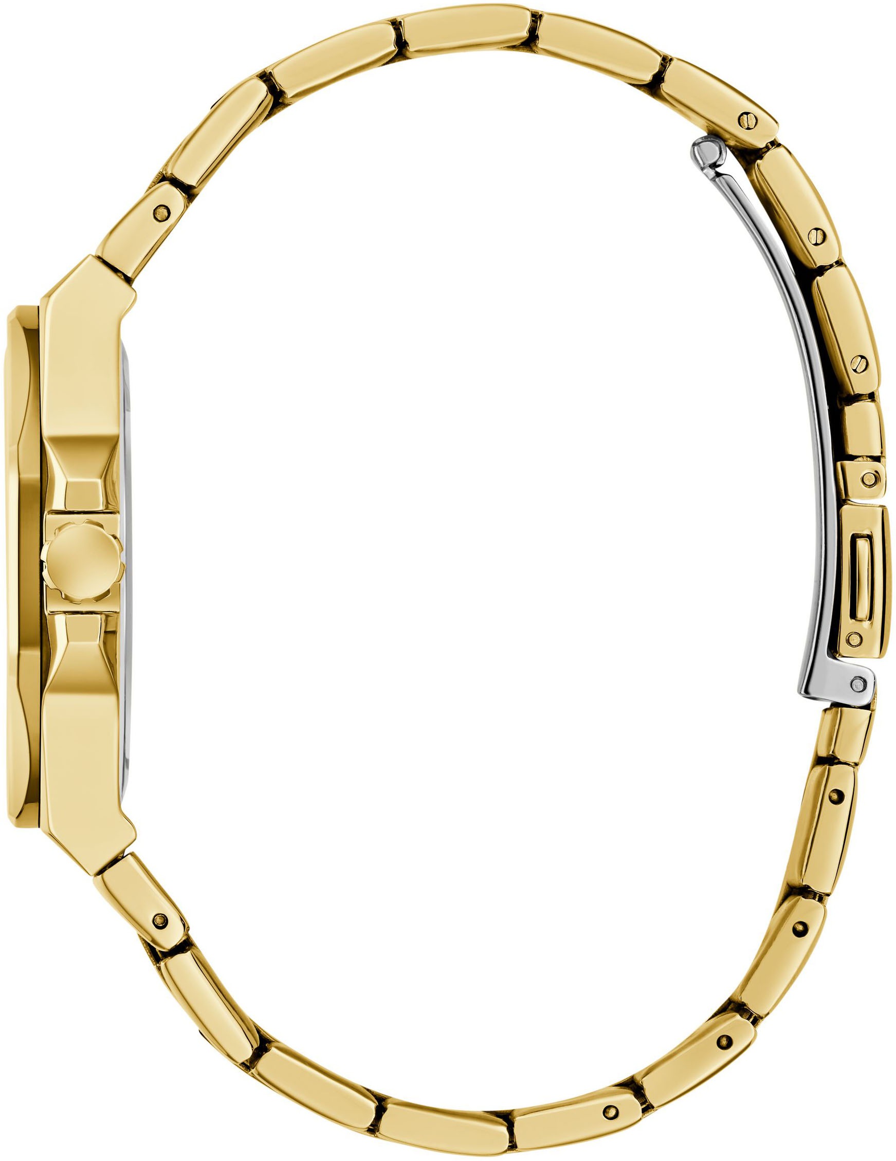 Guess Quarzuhr »EMPRESS« Armbanduhr, Damenuhr, Edelstahlarmband