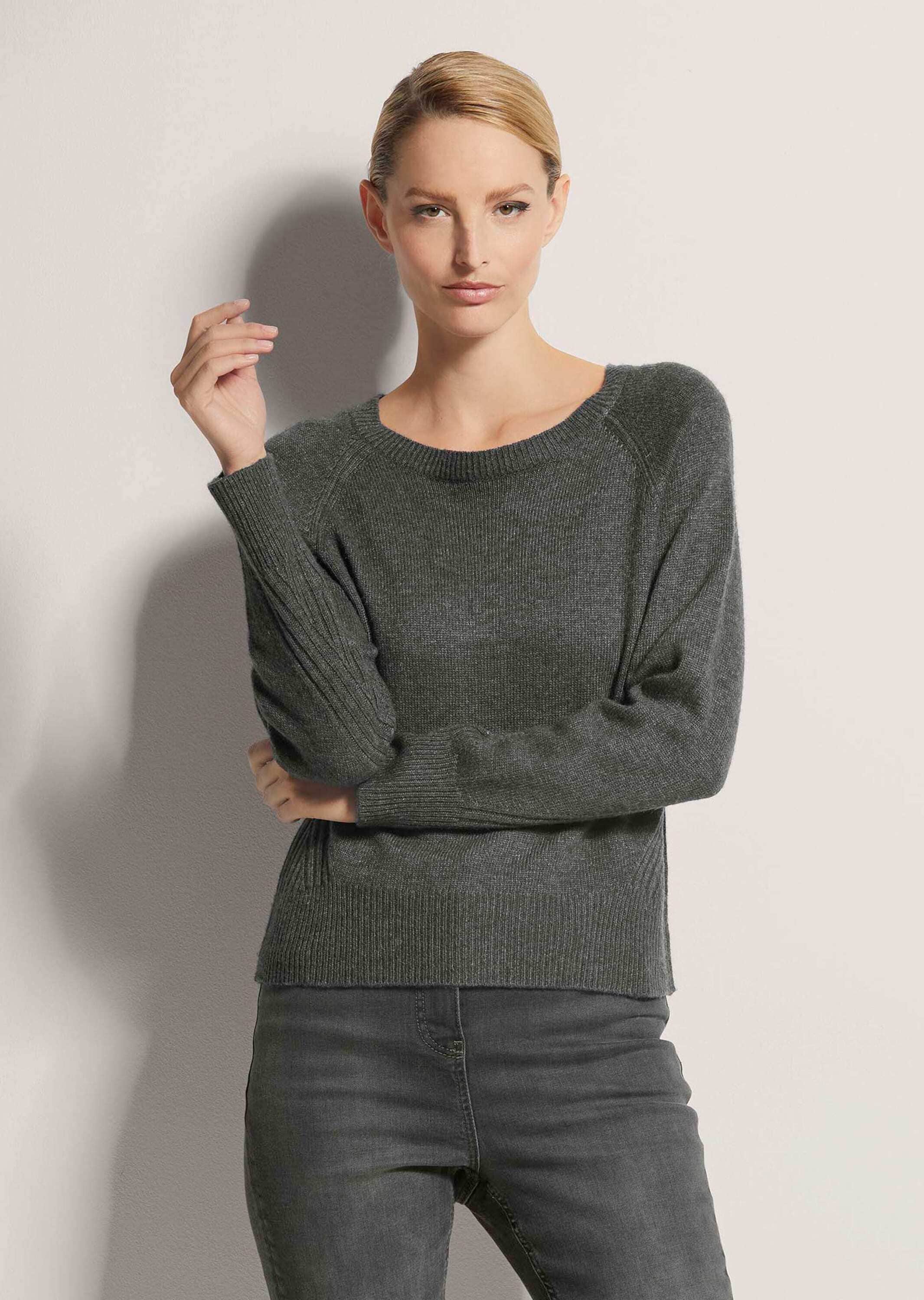 MADELEINE Longpullover »Pullover Rundhals-Pullover«