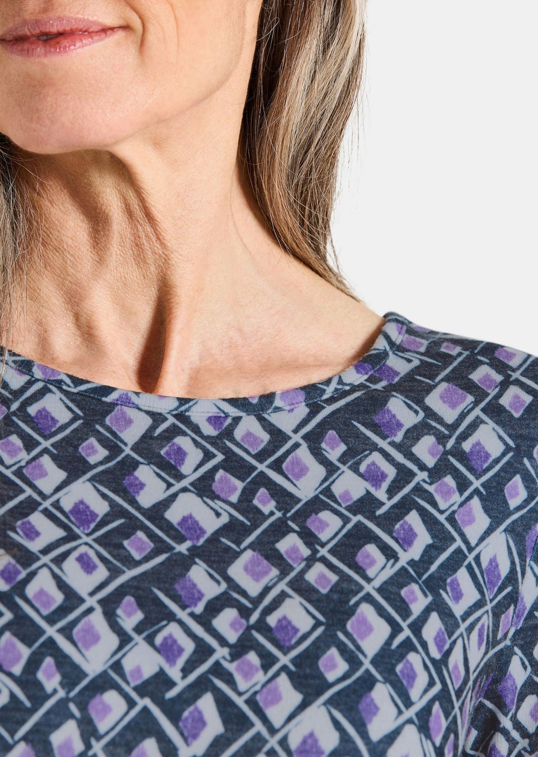 GOLDNER Print-Shirt »Druckshirt aus flauschigem Jersey«