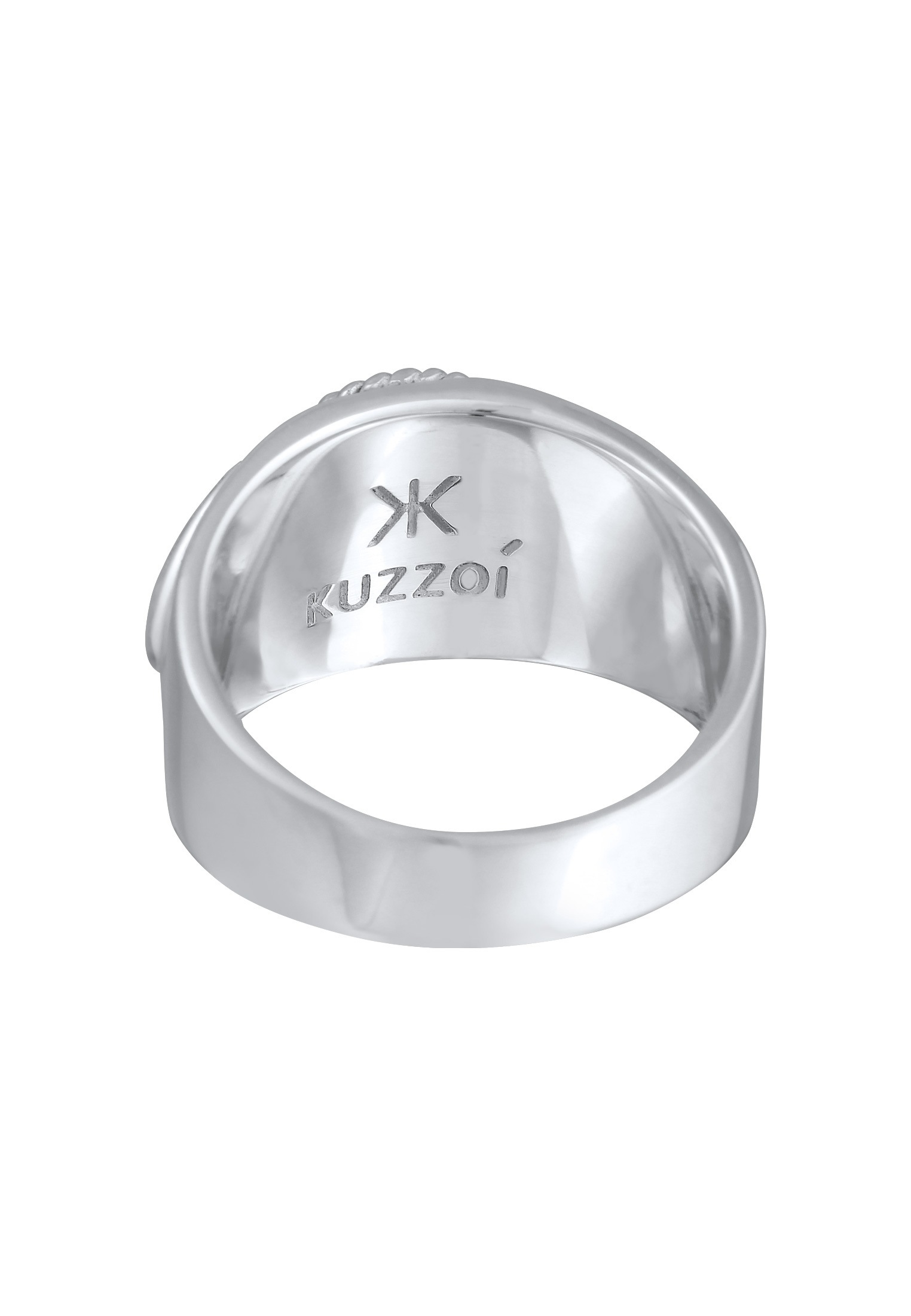 Kuzzoi Siegelring »Ring Herrren Siegelring Türkiser Howlith 925 Silber«