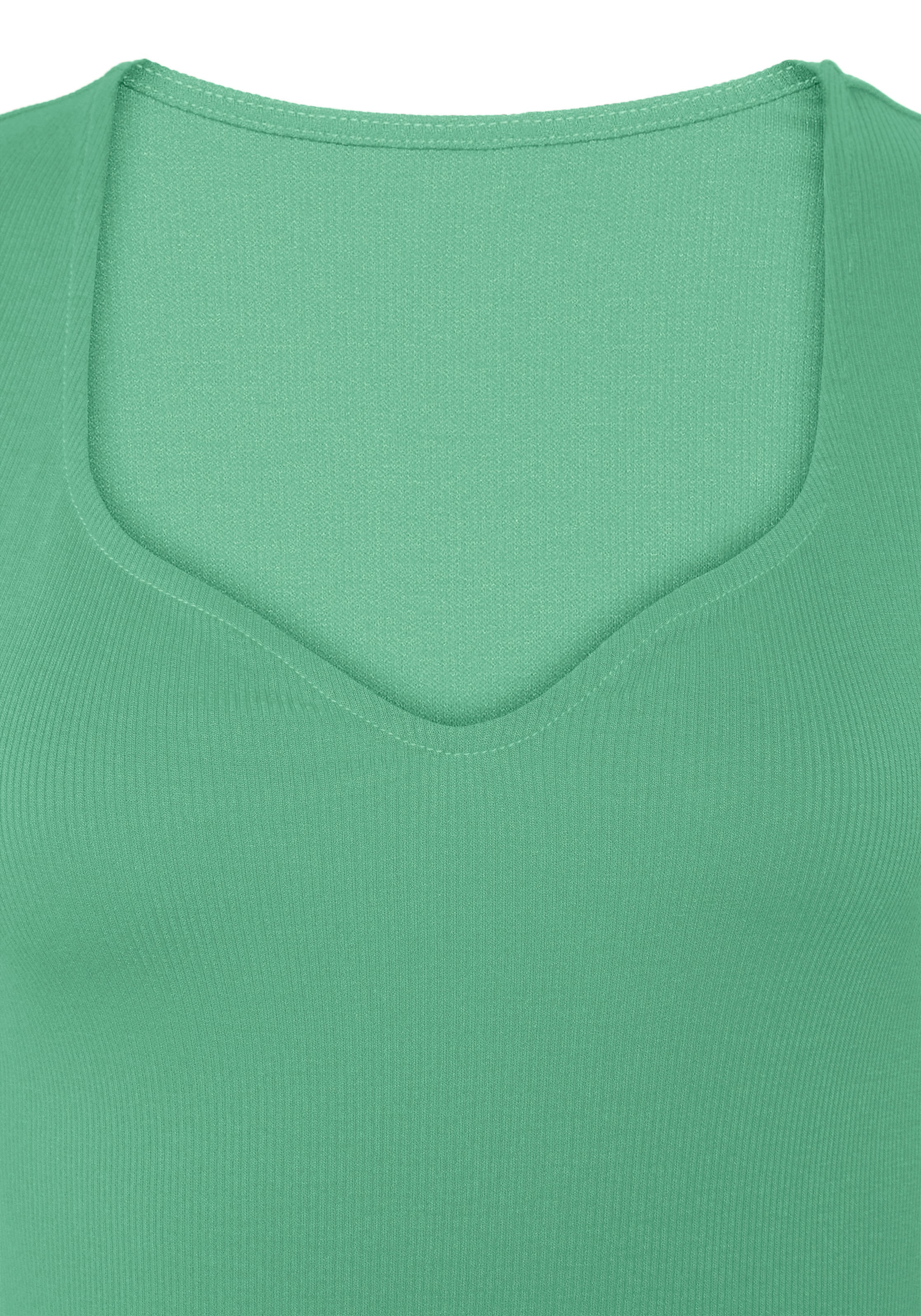 Vivance T-Shirt, (1 tlg.), mit herzförmigen Dekolleté bei ♕