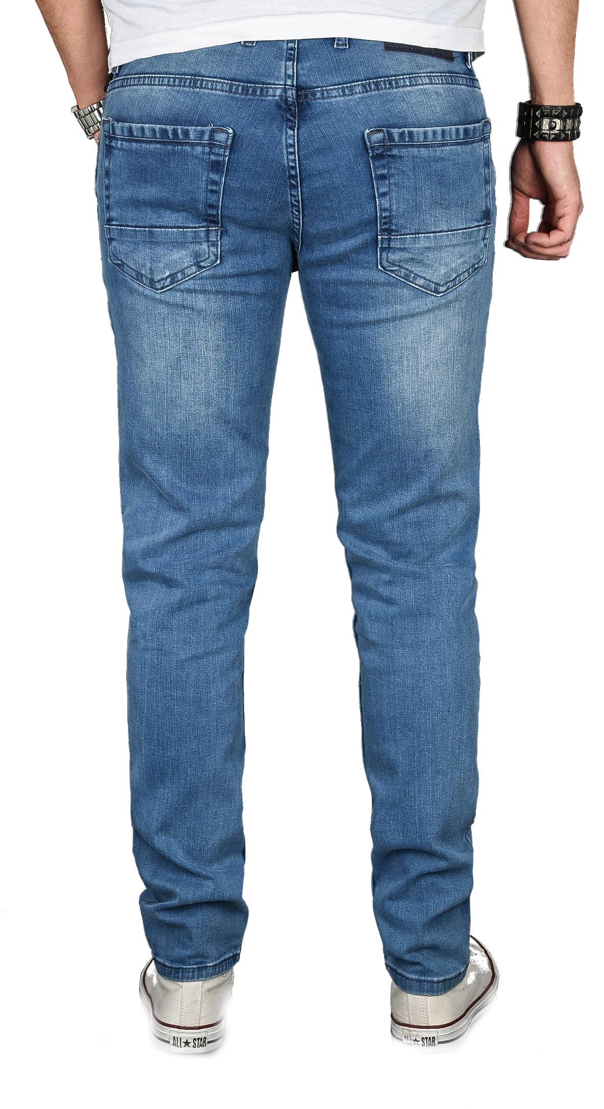 Alessandro Salvarini Regular-fit-Jeans »A. Salvarini Herren Jeans Salvarini-Basic3«
