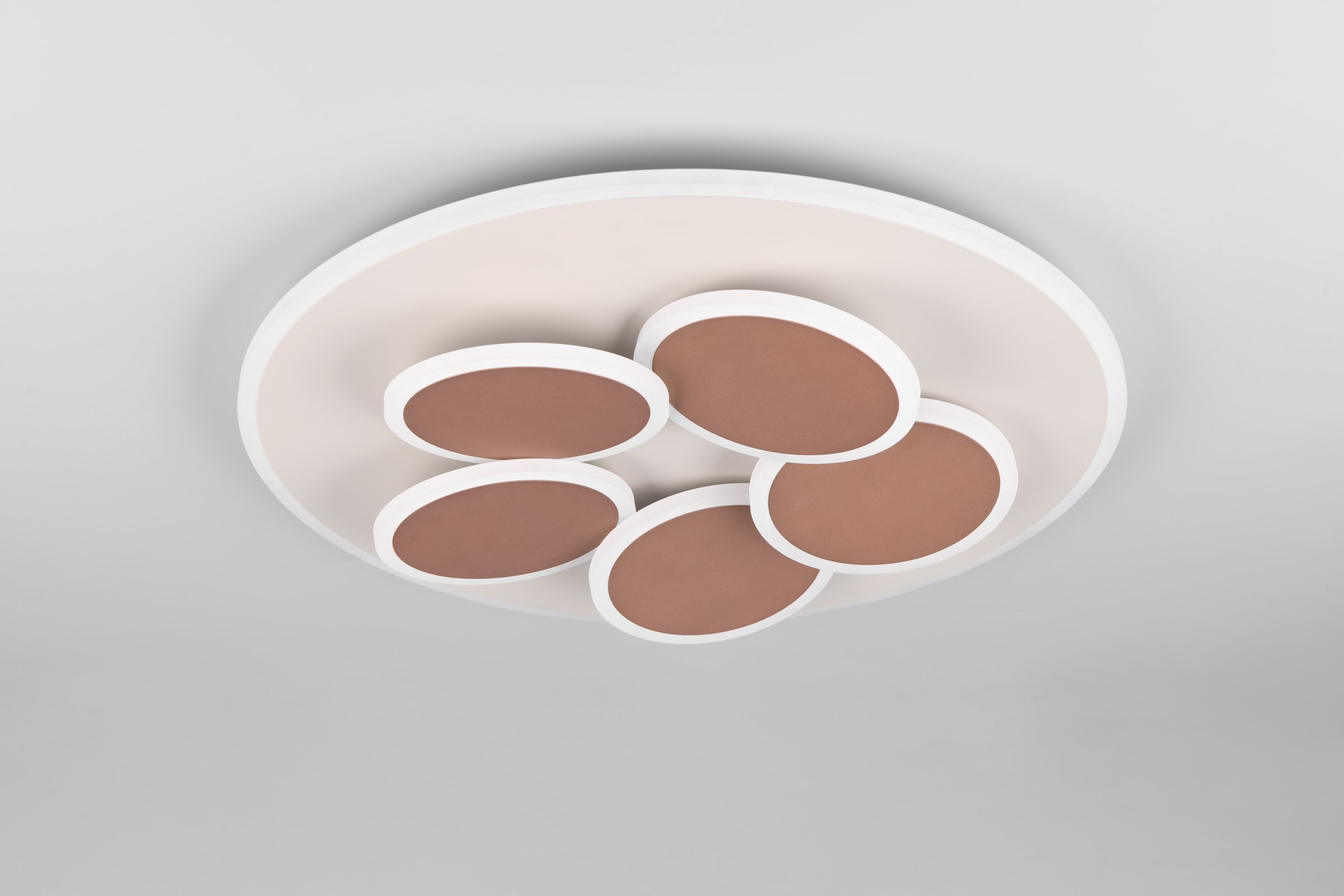 TRIO Leuchten LED Deckenleuchte »MANDALA, LED Deckenlampe mit Fernbedienung, dimmbar CCT Nachtlicht« LED-Board 1 Stk. warmweiß - kaltweiß Memory- und Timerfunktion 4200 Lumen warm- bis kaltweiß 2700-6500K 35W