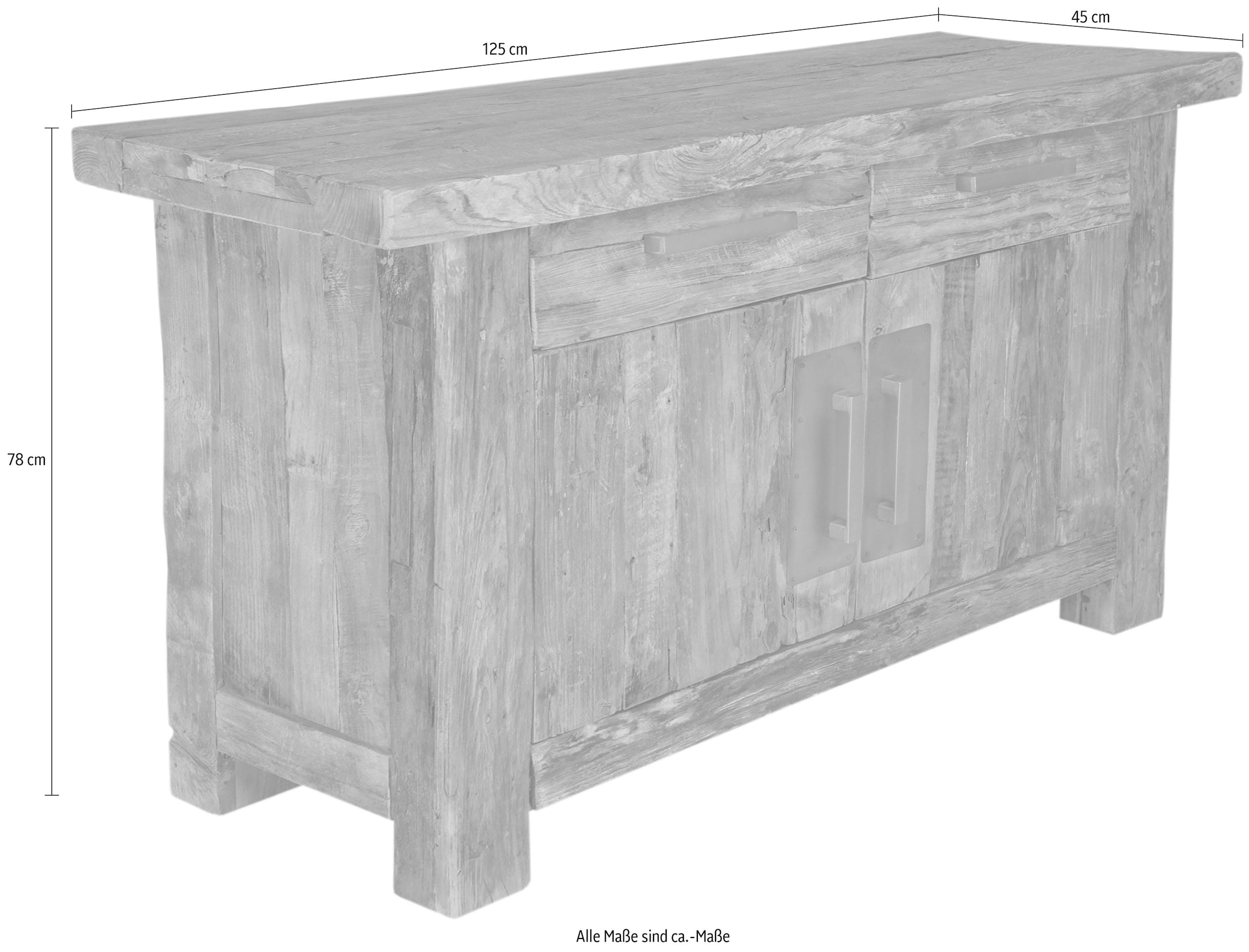 SIT Kommode »Coral«, aus recyceltem Teak-Altholz, Breite bestellen 125 auf Rechnung cm