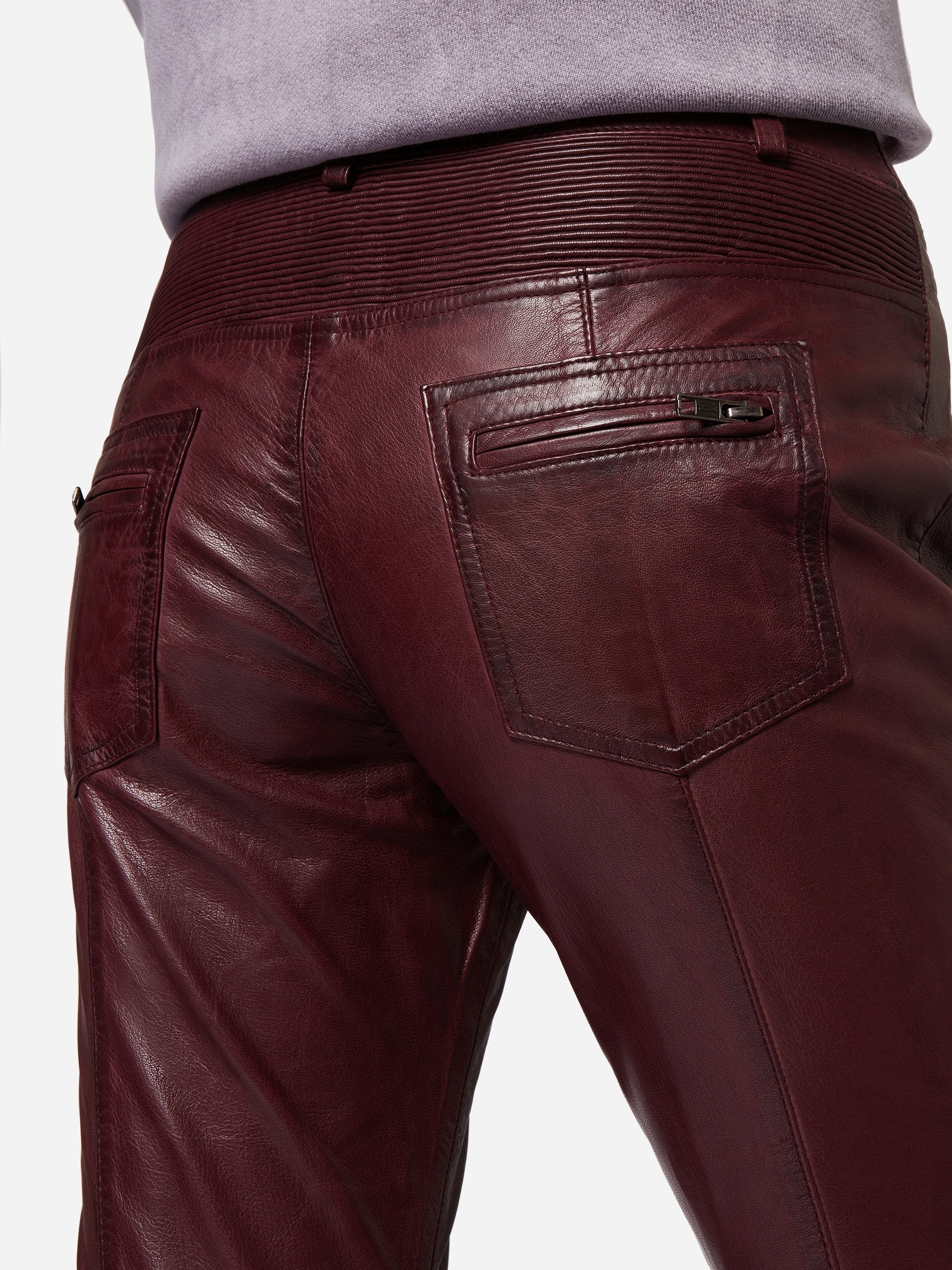 RICANO Bikerhose »Lederhose Donna«  Handgefertigt aus echtem Leder