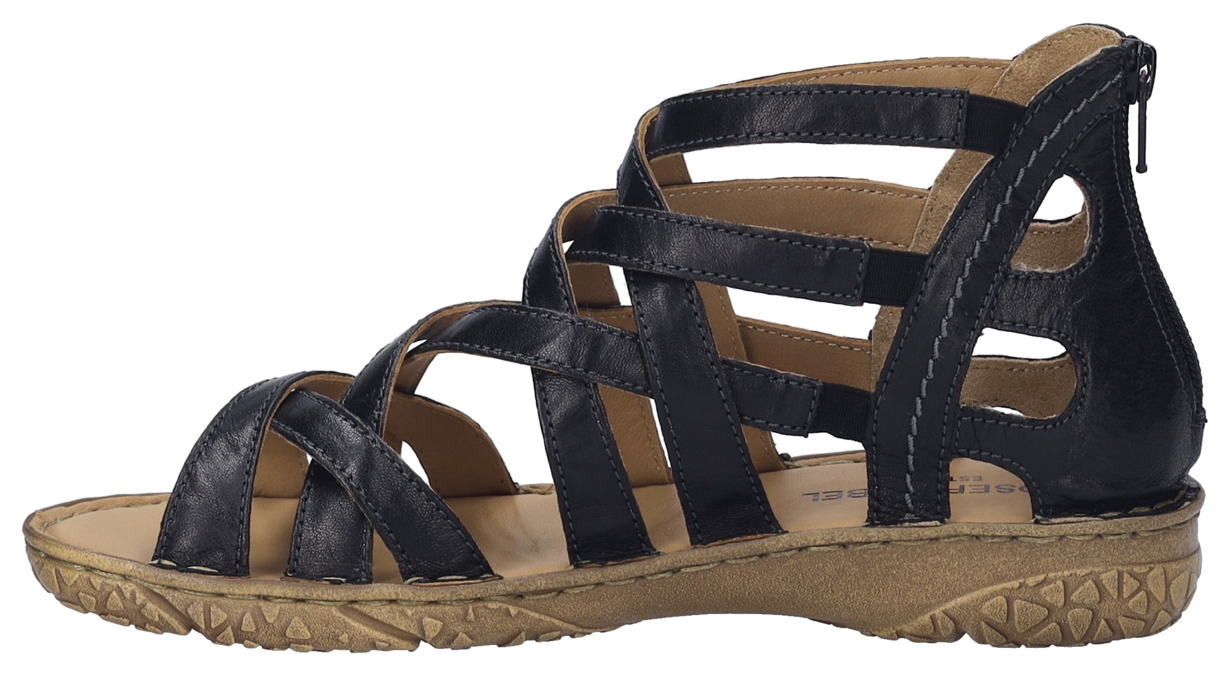 Josef Seibel Sandale »Ivy 06«, Römdersandale, Sandalette, Riemchensandale mit Reißverschluss