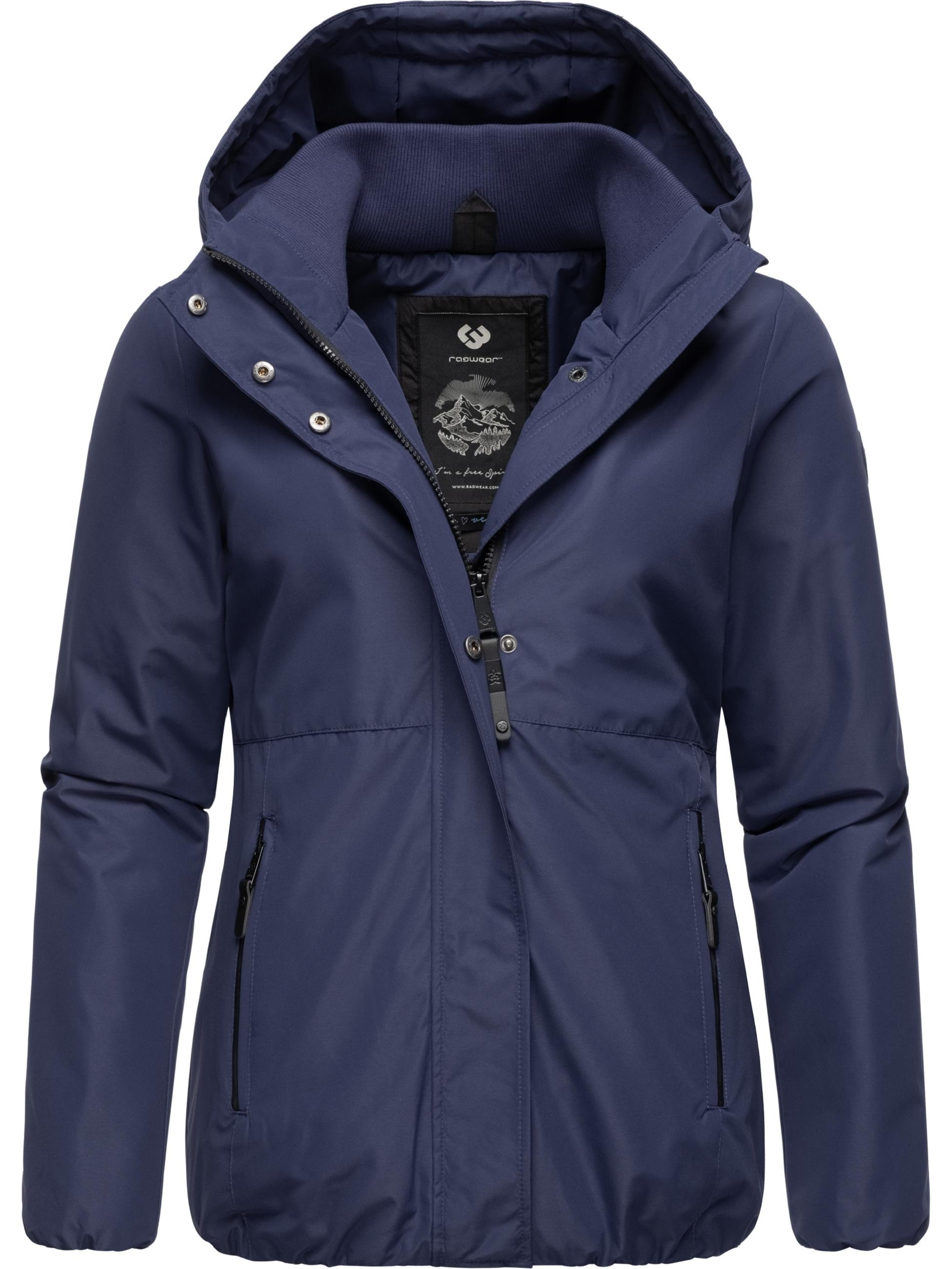 Ragwear Winterjacke »Winterjacke Sunniva«, mit Kapuze, wasserdichte Winter Damen Jacke mit Teddyfell-Innenfutter