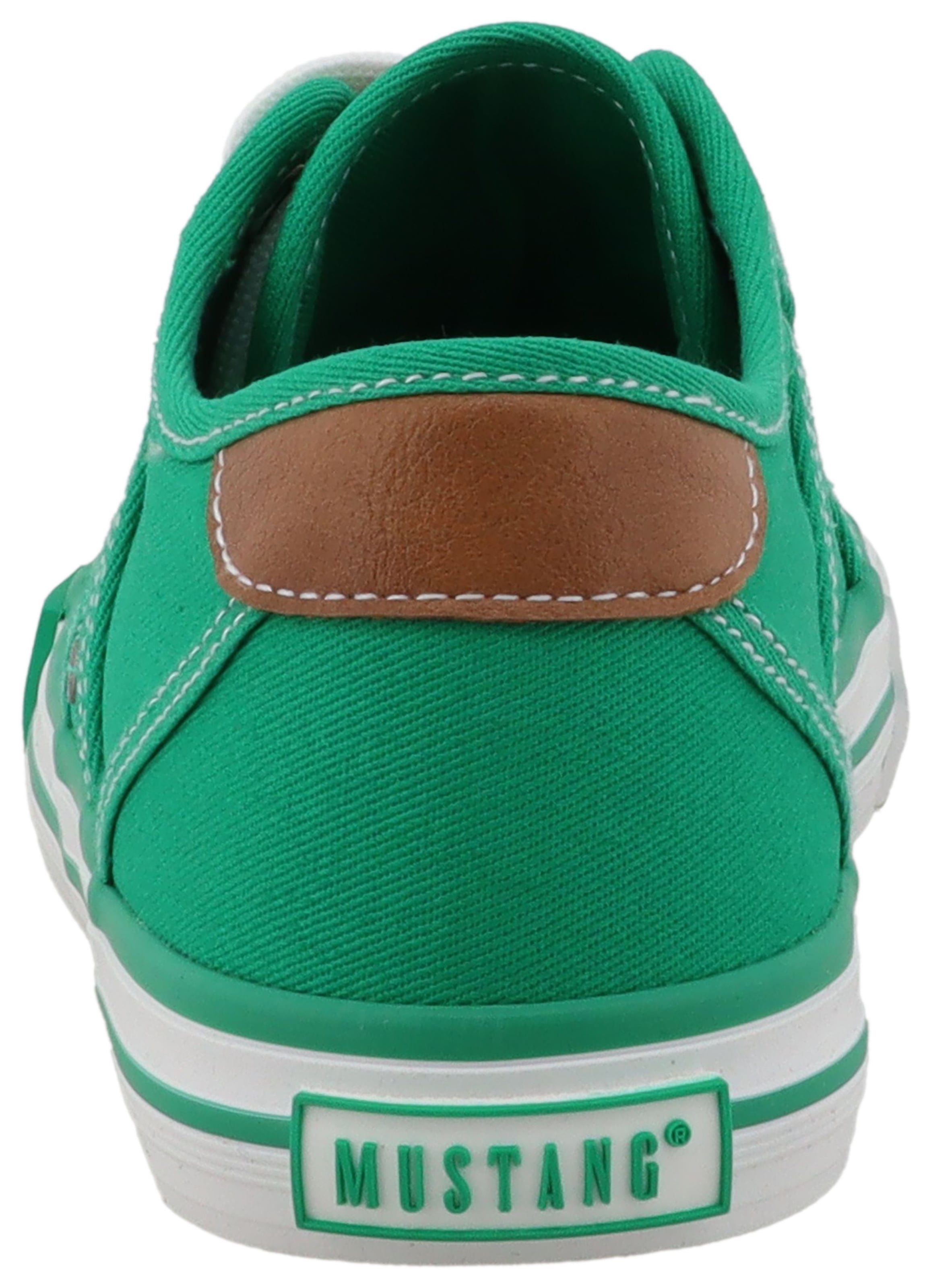 Mustang Shoes Sneaker »Gaspare«  Freizeitschuh, Halbschuh, Schnürschuh mit auffälliger Kontrastnaht