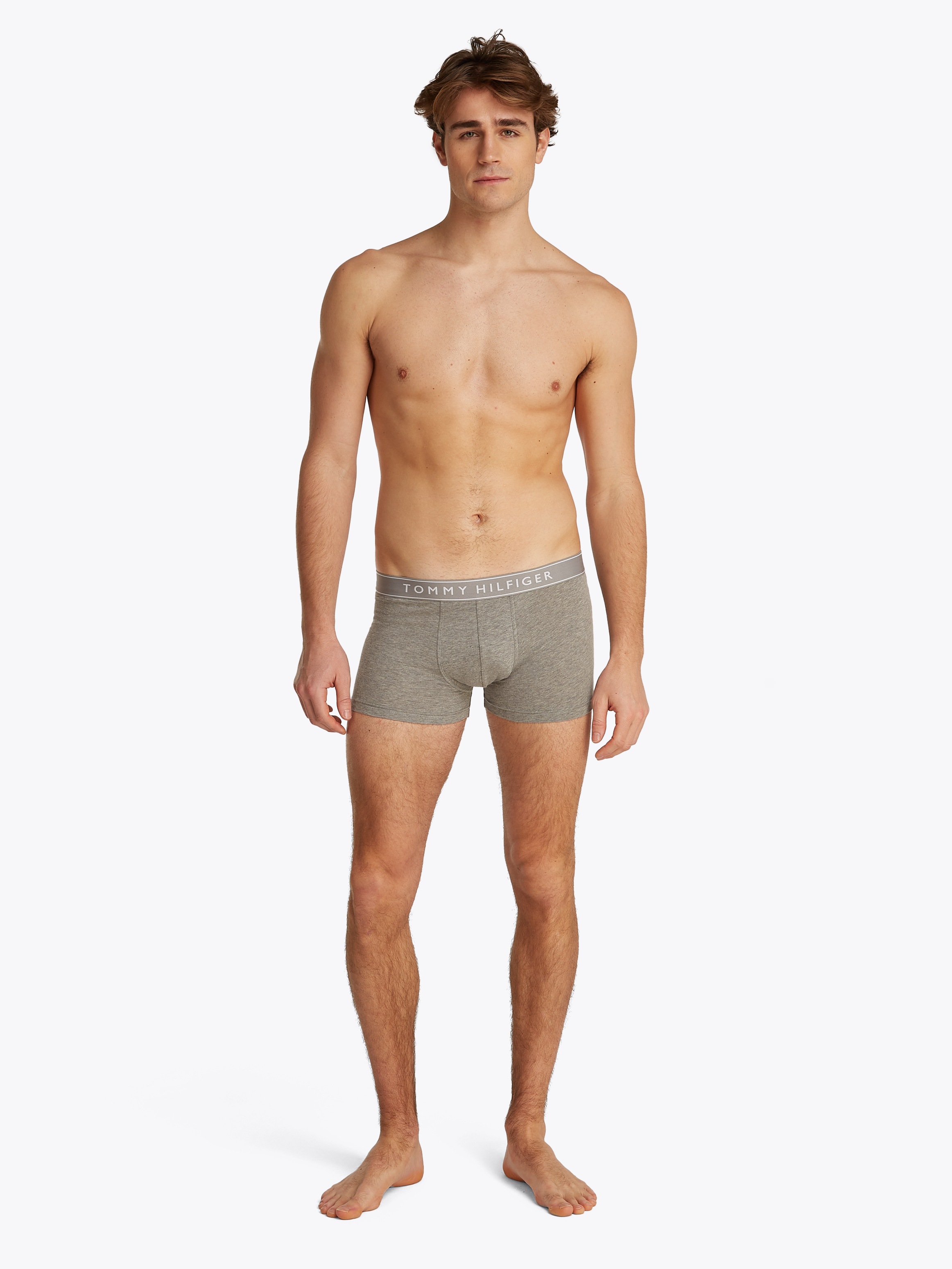 Tommy Hilfiger Underwear Trunk »3P TRUNK DTM« Packung, 3er, 3 Stk. tlg., mit Logobund