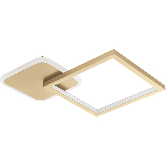 EGLO LED-Deckenleuchte »GAFARES« in gold und weiß aus Alu, Stahl / inkl. LED  fest integriert - 15 Watt online kaufen | mit 3 Jahren XXL Garantie