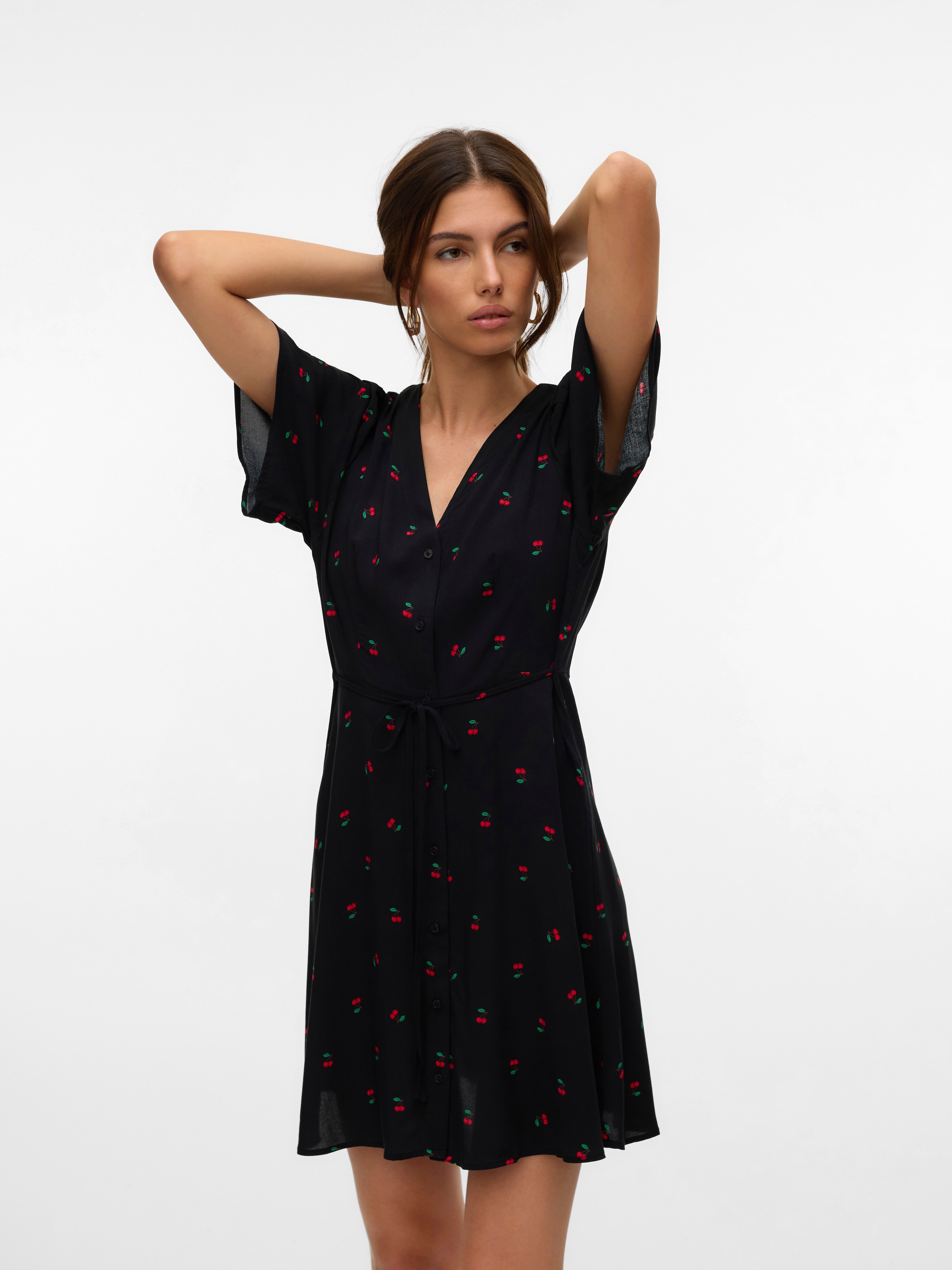 Vero Moda Minikleid »VMALBA SS SHORT DRESS WVN NOOS«, Sommerkleid