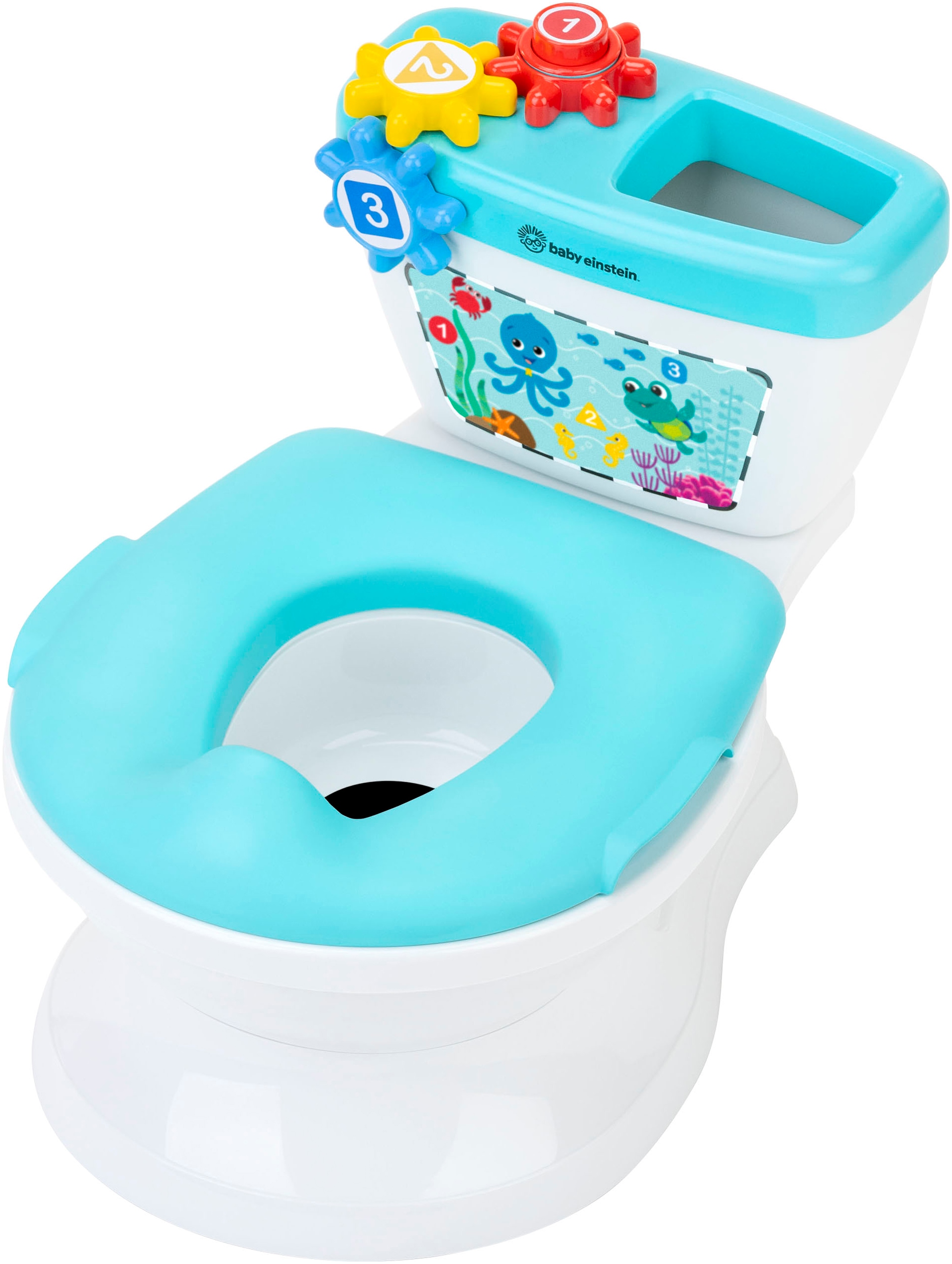 Baby Einstein Toilettentrainer »Geared for Success™ 2-in-1 Potty Training System«, mit Sound
