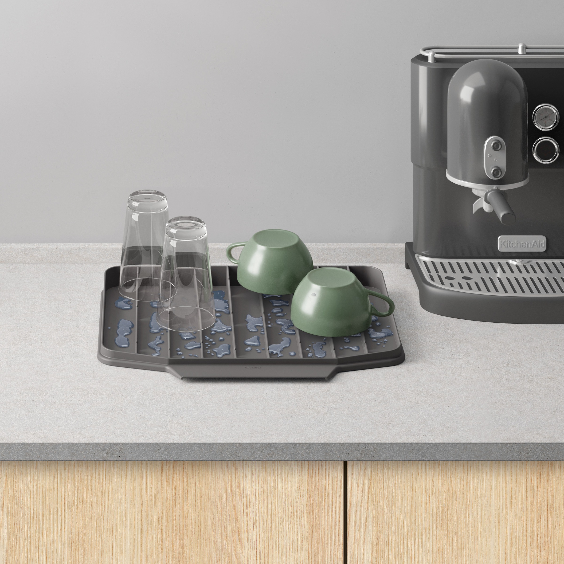 Metaltex Abtropfmatte »Gravity-Duo« beidseitig verwendbare Abtropfmatte