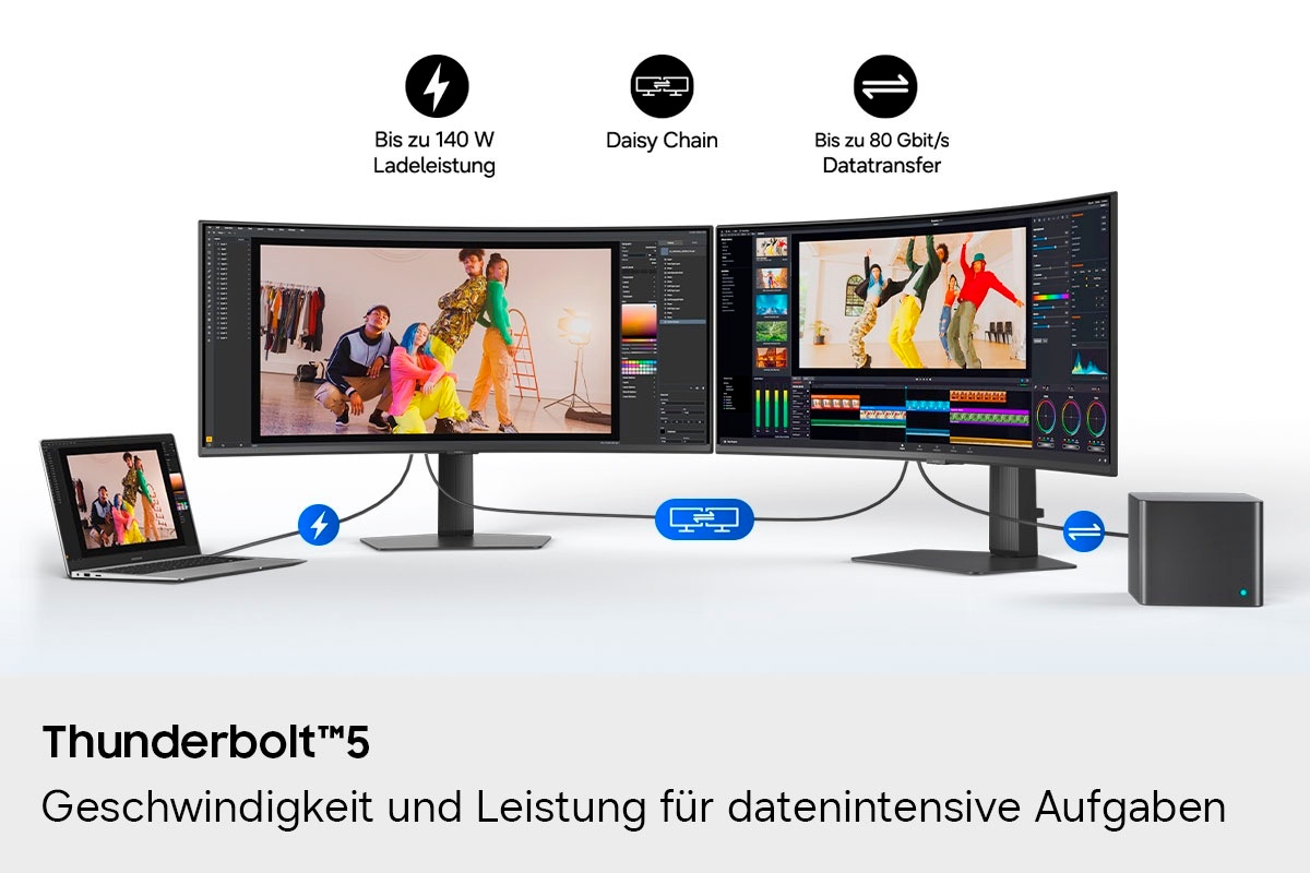 Samsung Curved-LED-Monitor »S40H850TAU« 100 cm/40 ″  5120 x 2160 px 4 Reaktionszeit 144 Hz