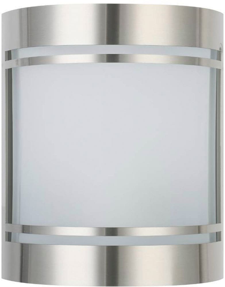 EGLO Außen-Wandleuchte »Cerno Wandleuchte, Außenbeleuchtung, Edelstahl, exkl. Leuchtmittel« E27 IP44, Außen-Wandlampe, Garten, Terasse, Garage, Balkon, 16,5x14x10,5cm