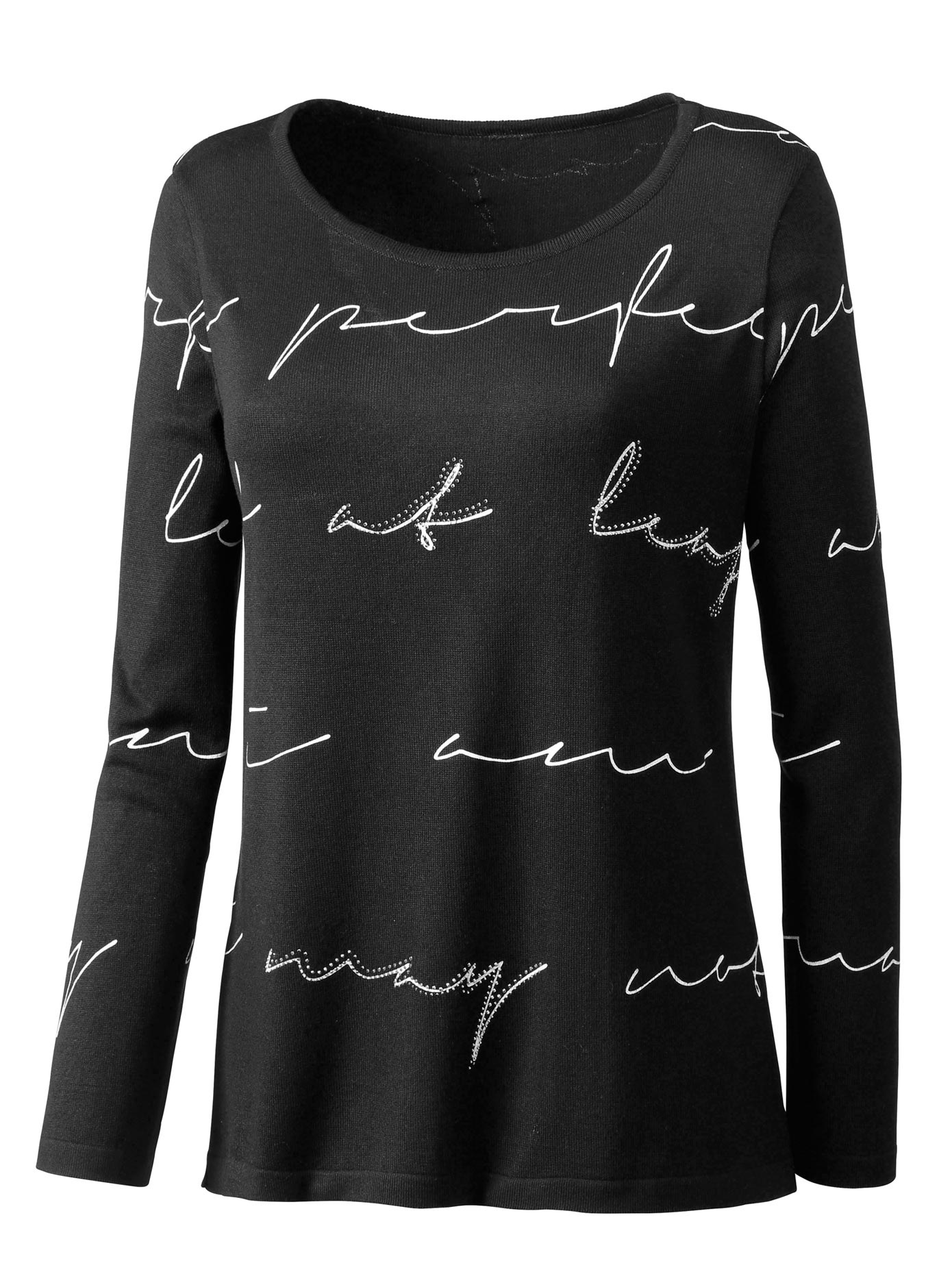 Inspirationen Strickpullover »Rundhals-Pullover«