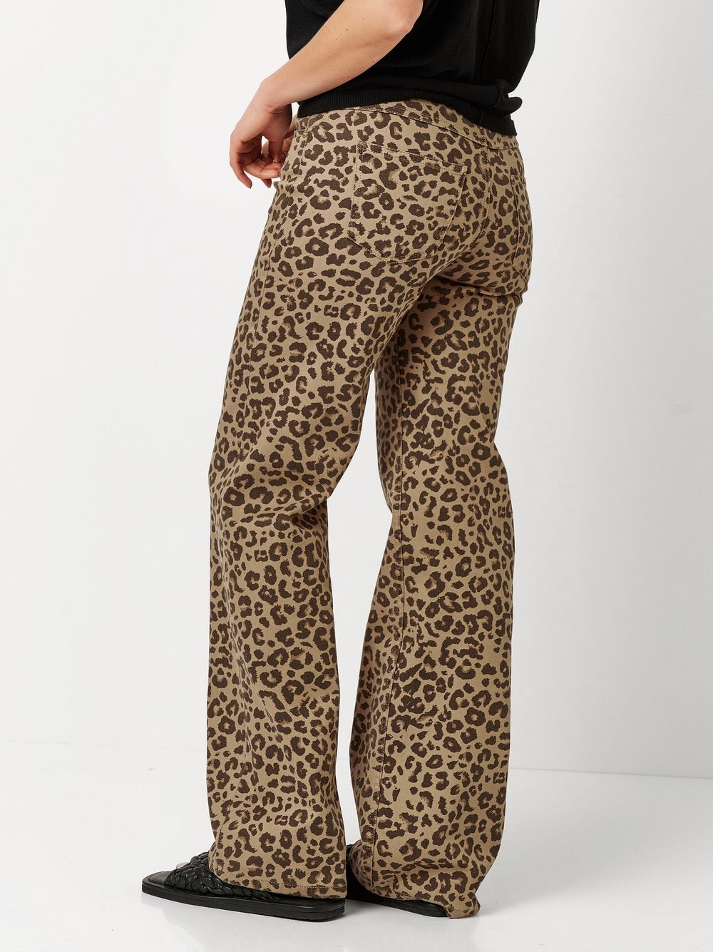 TONI Straight-Jeans »Ella« mit Leo-Print