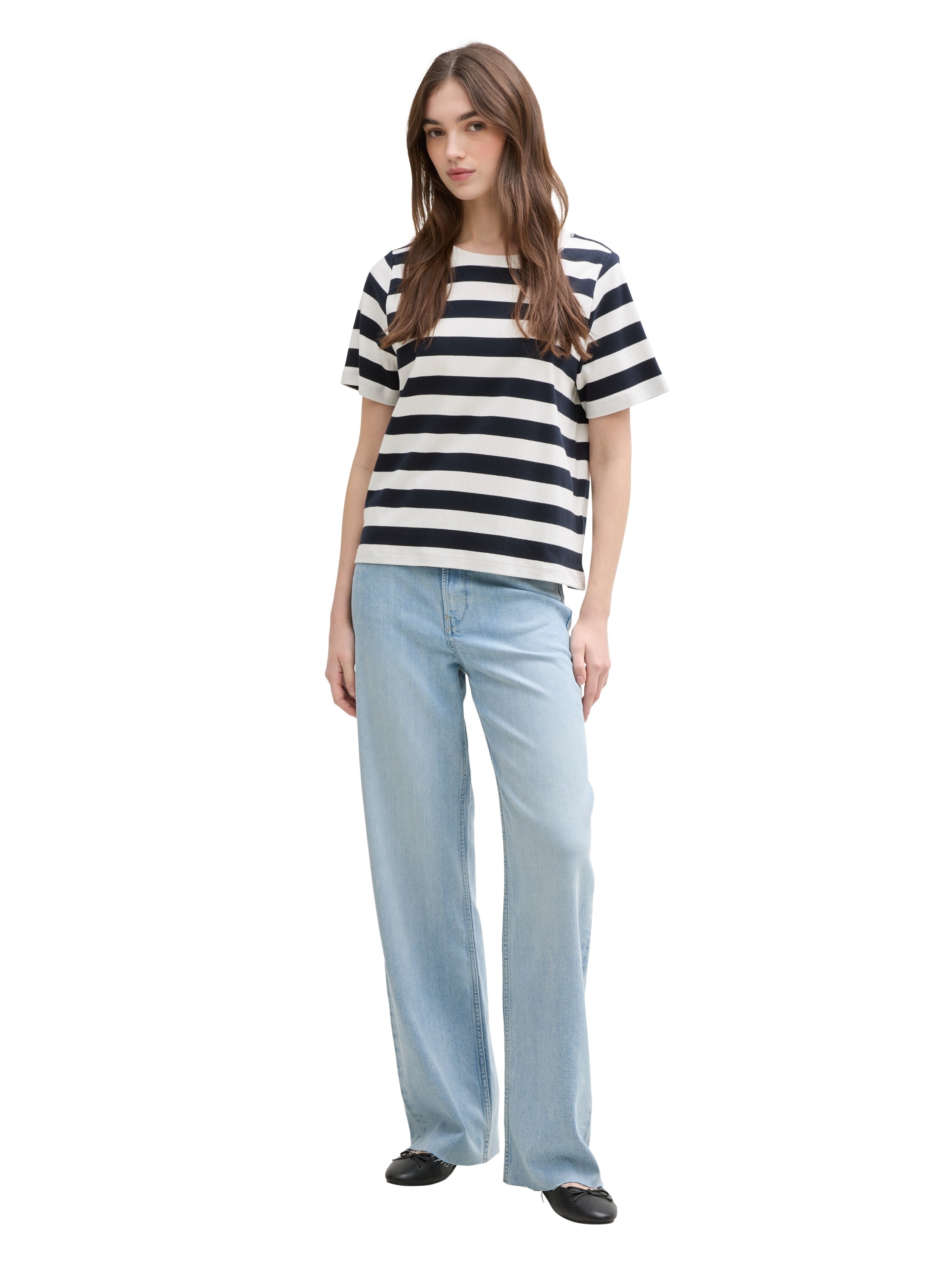 TOM TAILOR Denim Weite Jeans, mit Stretch