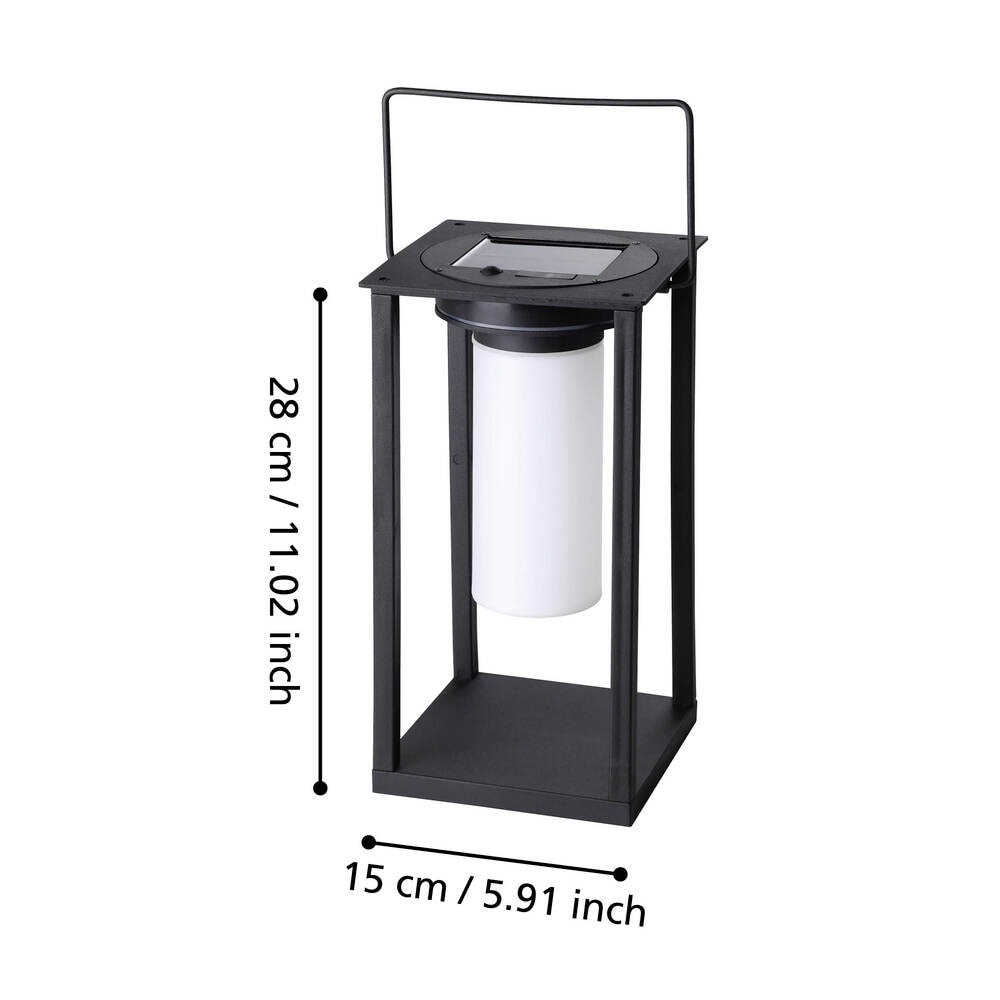 EGLO LED Tischleuchte »USIGNI« LED-Modul 1 Stk. LED Tischlampe solar Usigni, Solarlampe außen