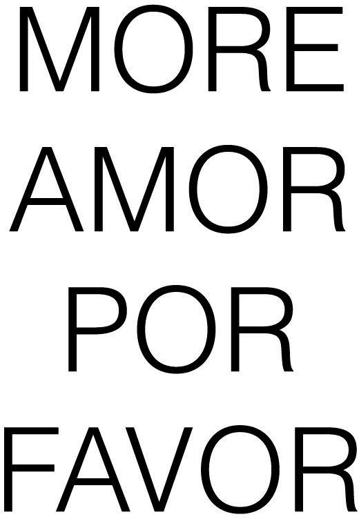 queence Metallbild »More Amor«, Schriftzüge-Schriftzug, (1 St.), Stahlschild, Blechschild, Sprüche, Texte, witzig