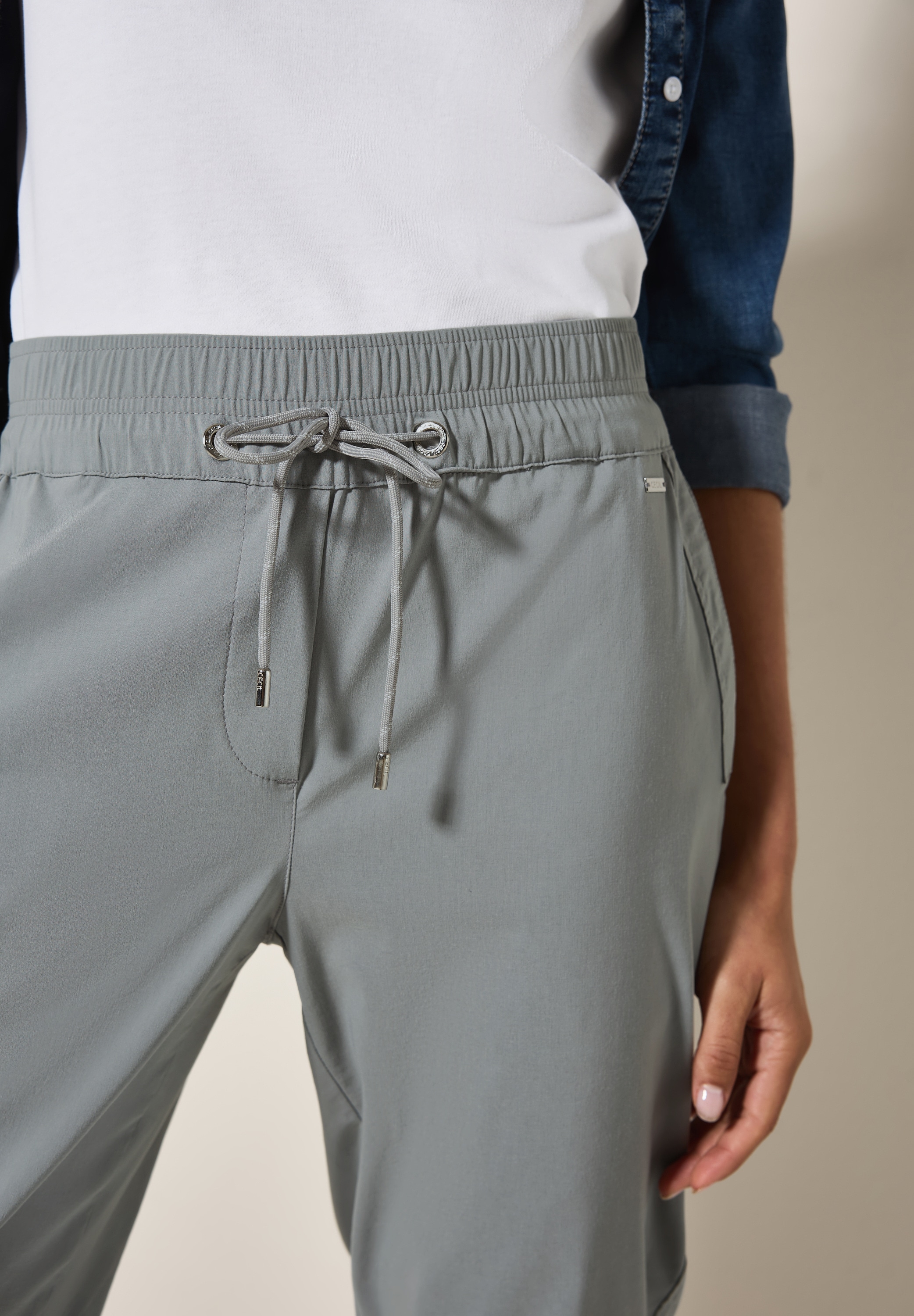 Cecil Stoffhose »Style Tracey«, Sommerhose mit Tunnelzug