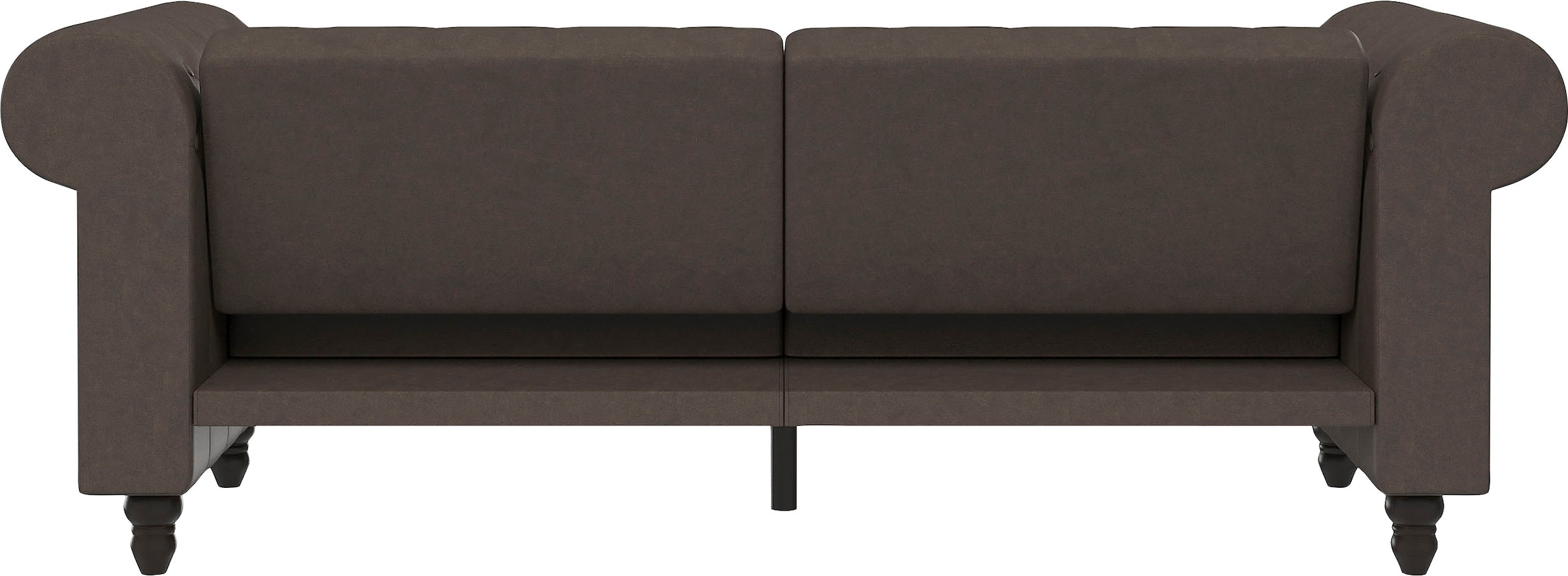 Dorel Home 3-Sitzer »Felix, Schlafsofa 236 cm, (Liegefläche 108x190cm), Rückenlehne« 3-fach verstellbar, Velours, Kunstleder, Luxus-Microfaser Vintage