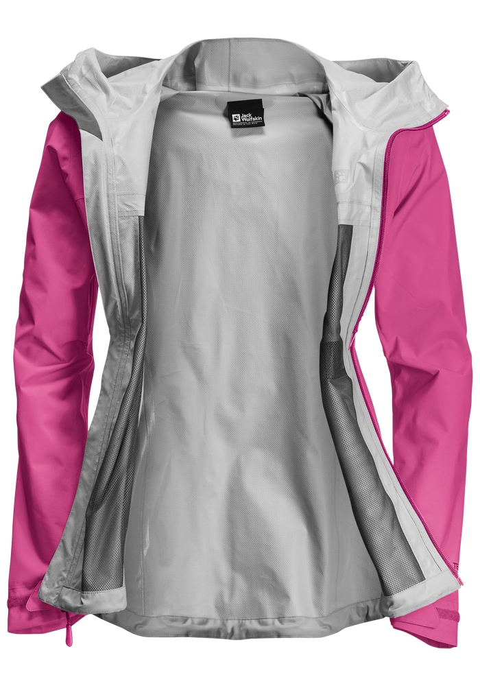 Jack Wolfskin Outdoorjacke »ELSBERG 2.5L JKT W«, mit Kapuze