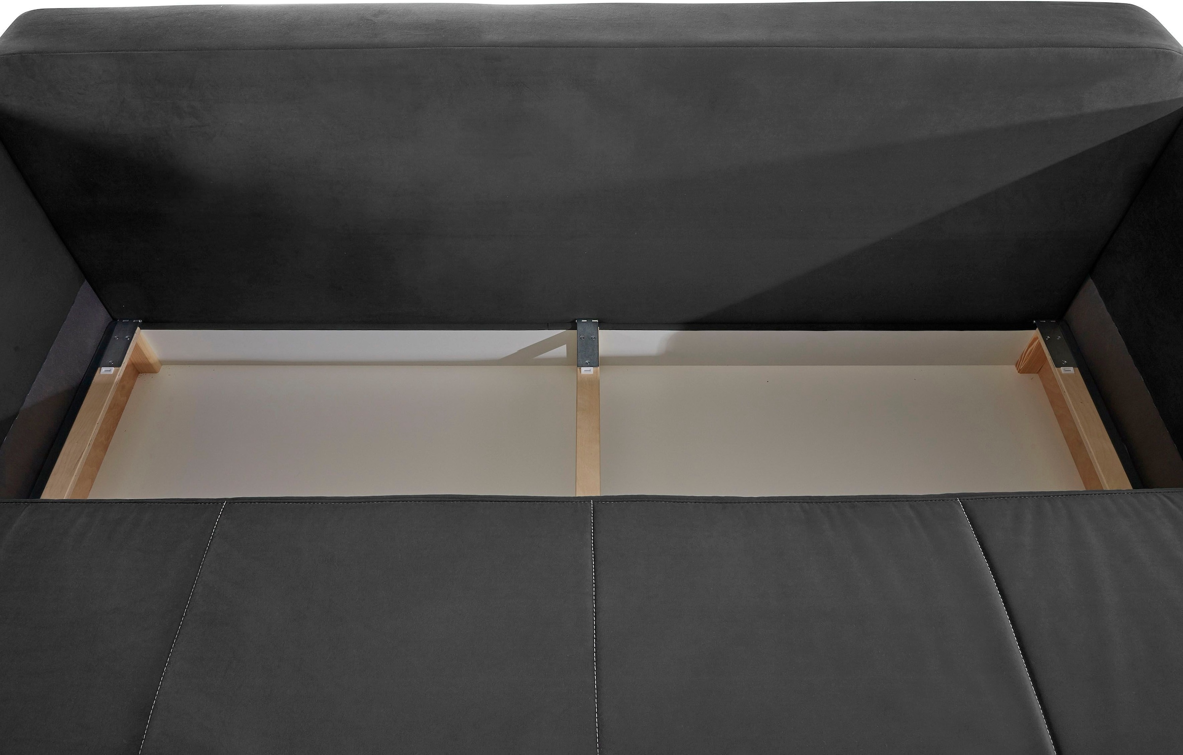 INOSIGN Schlafsofa »Berlin«, mit Boxspringaufbau, Bettfunktion & Bettkasten, Dauerschlafsofa