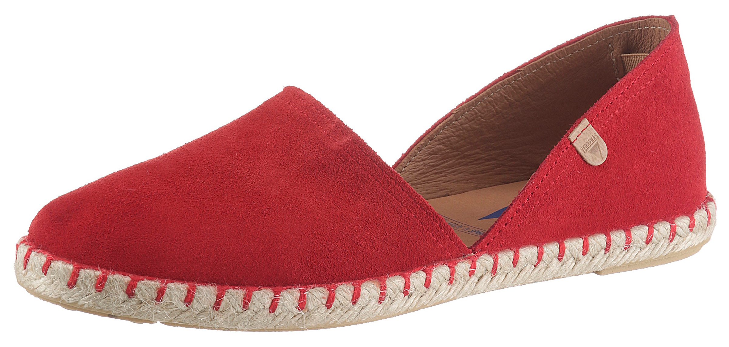 VERBENAS Espadrille, Schlupfschuh, Sommerschuh, Loafer mit typischem Jute-Rahmen