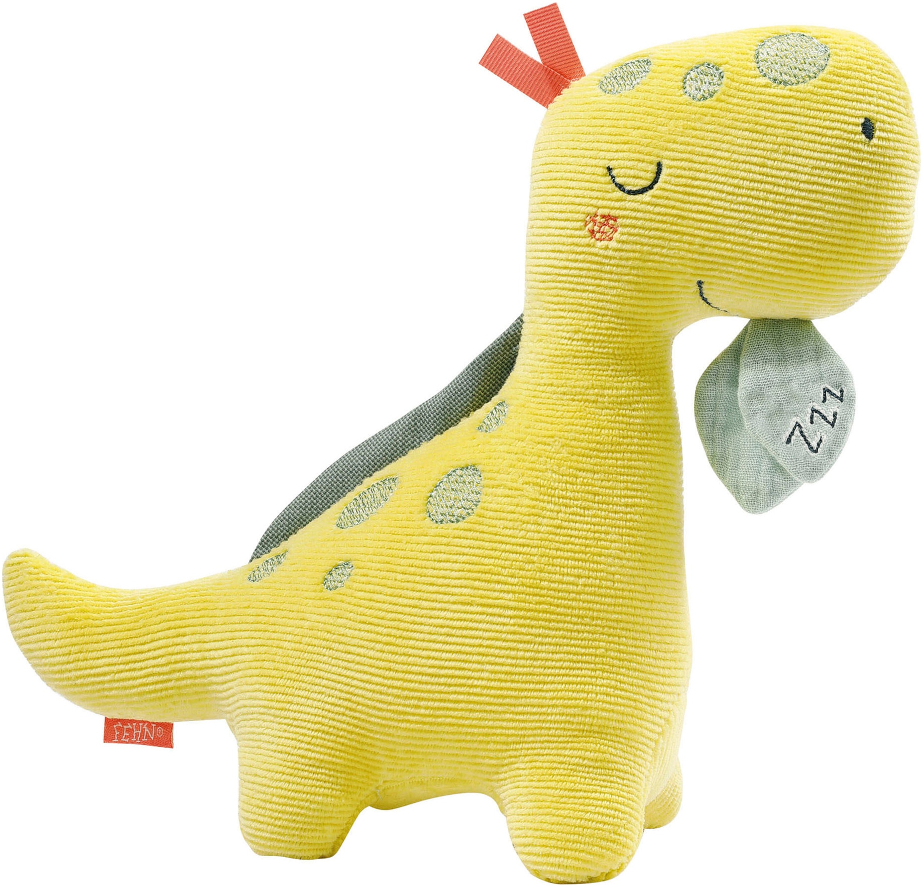 Kuscheltier »Happy Dino«, mit »Glow-in-the-dark«-Bestickung & Nachtlicht-Modul