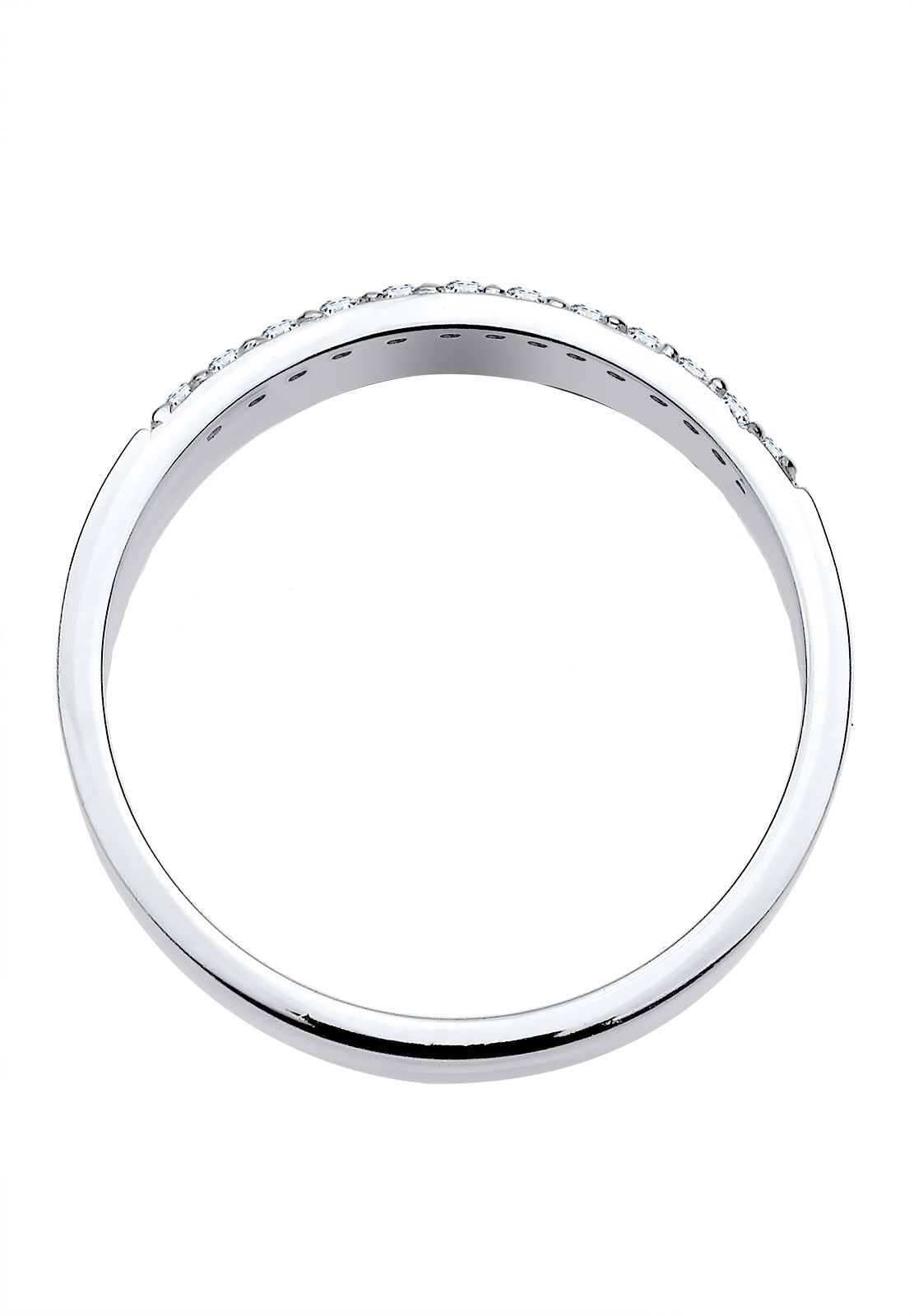 Elli DIAMONDS Verlobungsring »Ring Verlobungsring Diamant Diamant Weiß Brillantschliff (0.06 ct) 925 Sterling Silber«