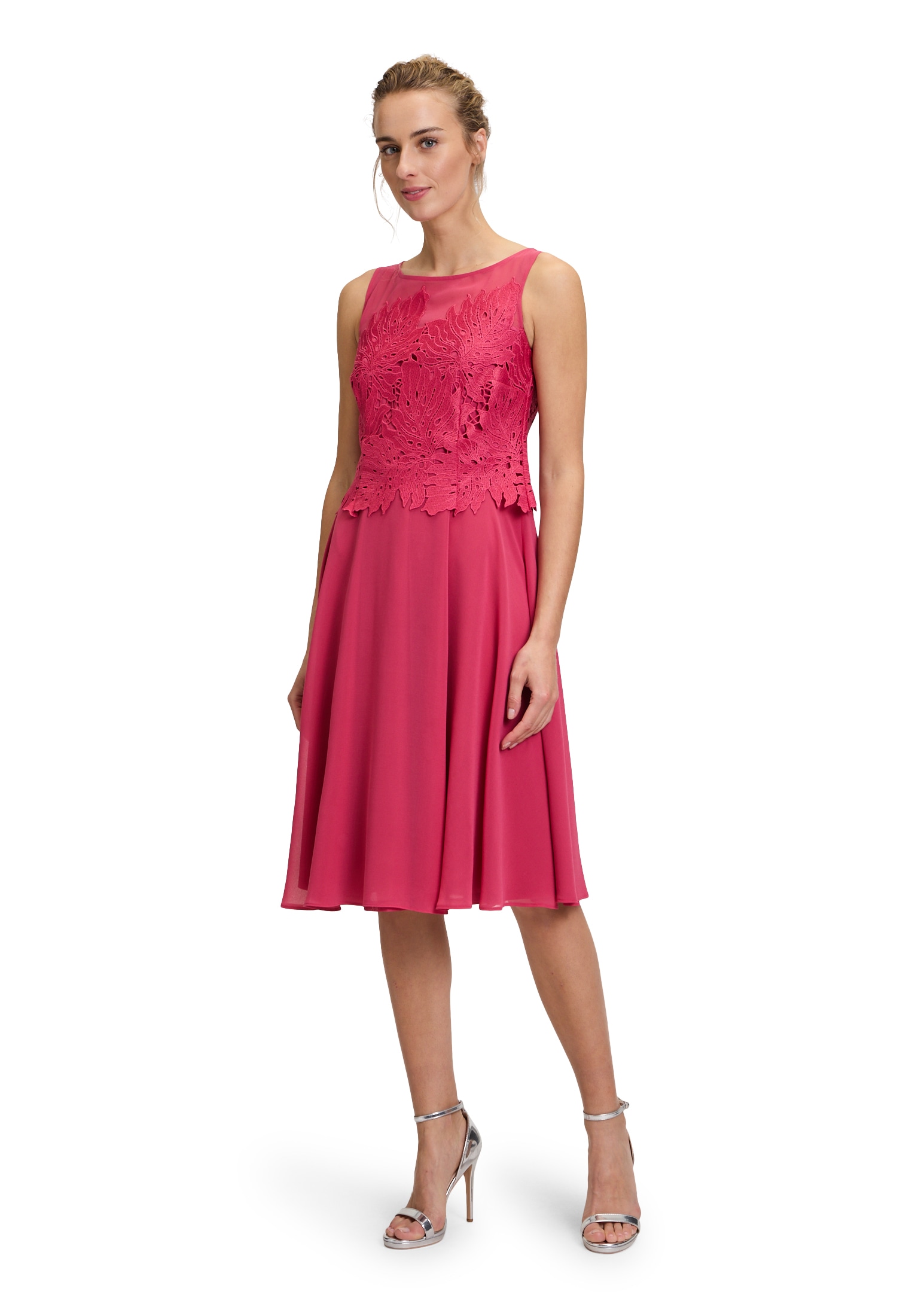 Vera Mont Chiffonkleid »Chiffonkleid mit Stickerei«