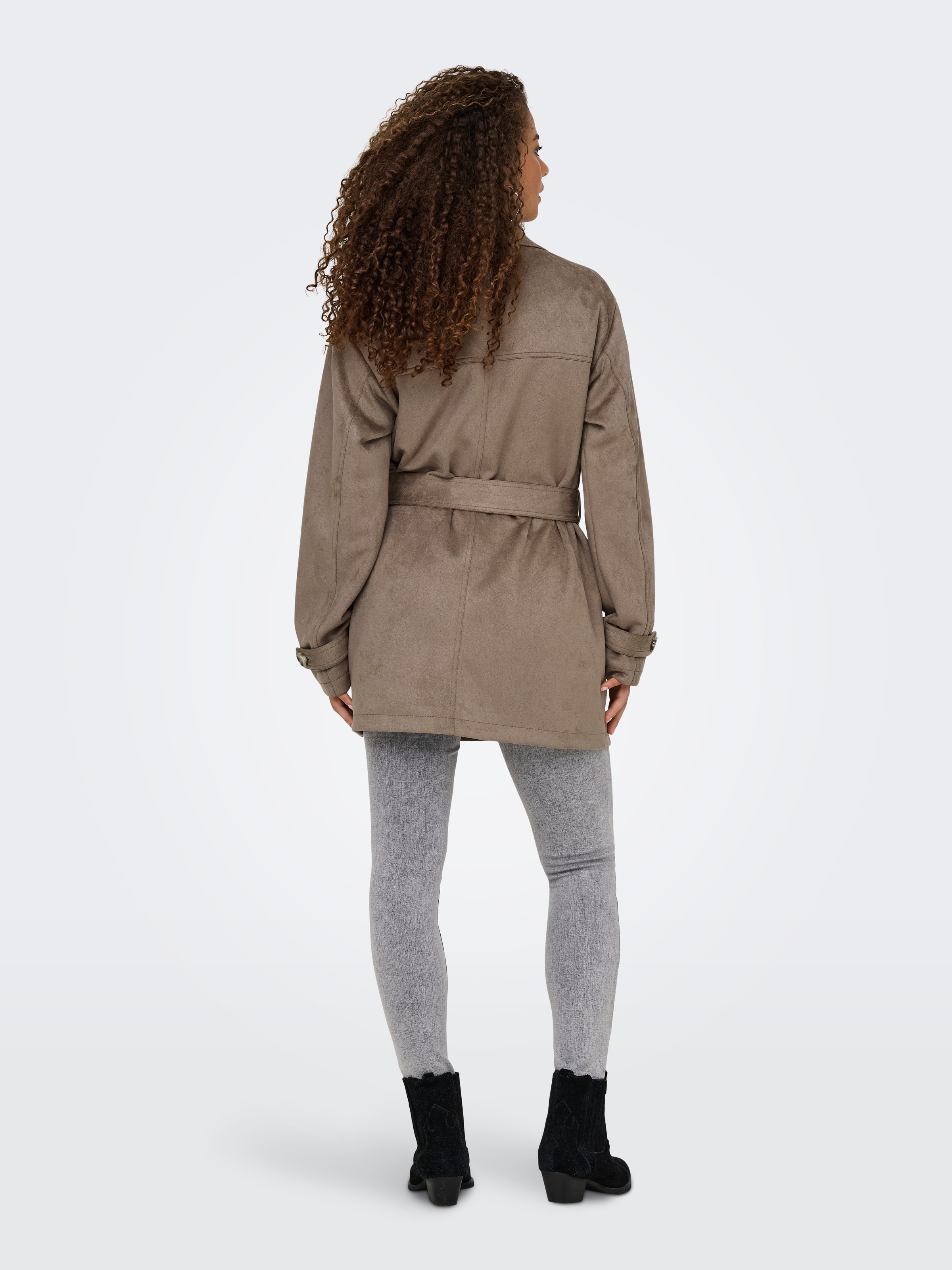 ONLY Trenchcoat »ONLDIANE LIFE FAUX SUEDE COAT CC OTW«