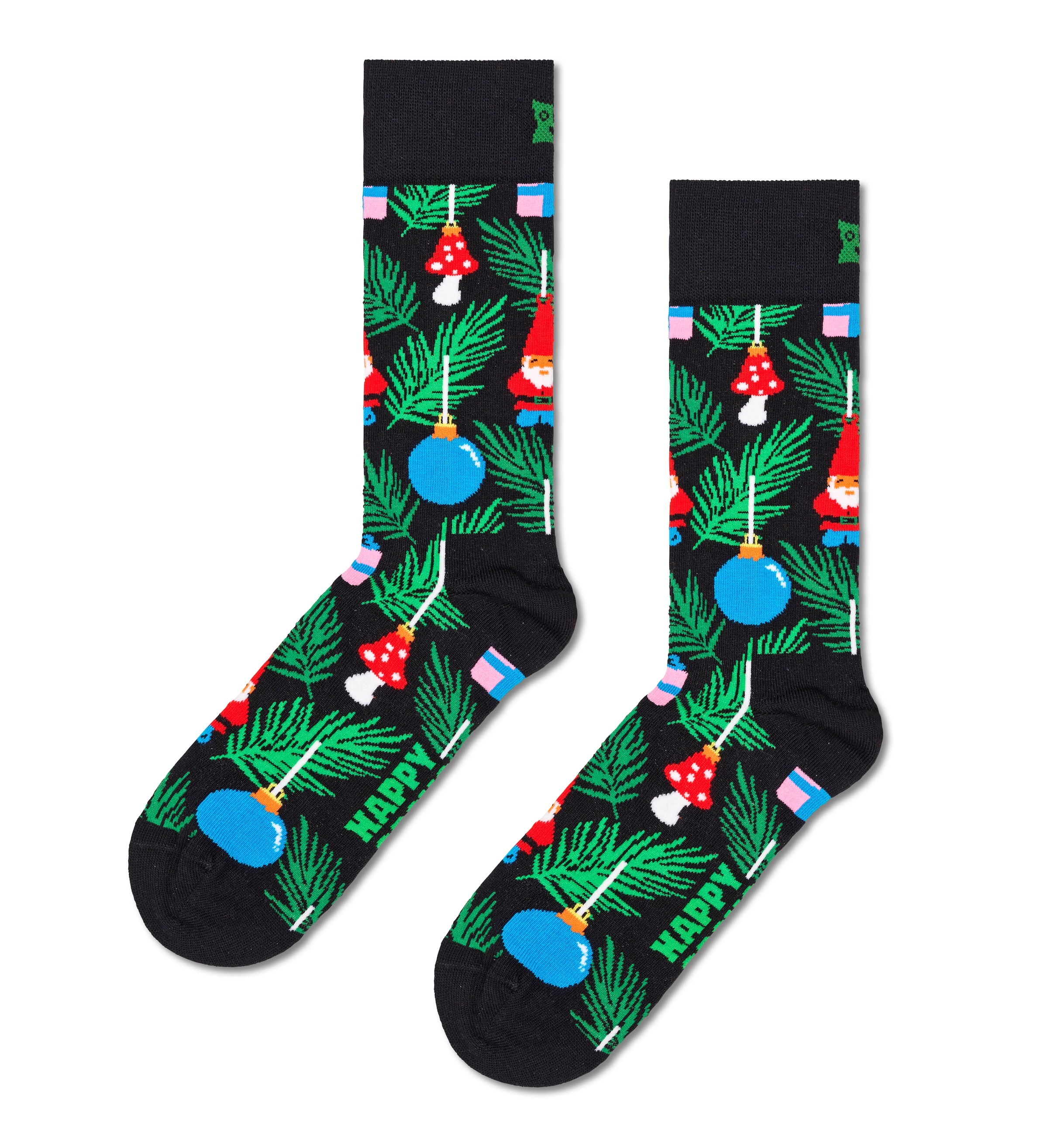 Happy Socks Langsocken, (2er Pack), mit weihnachtlichen Motiven