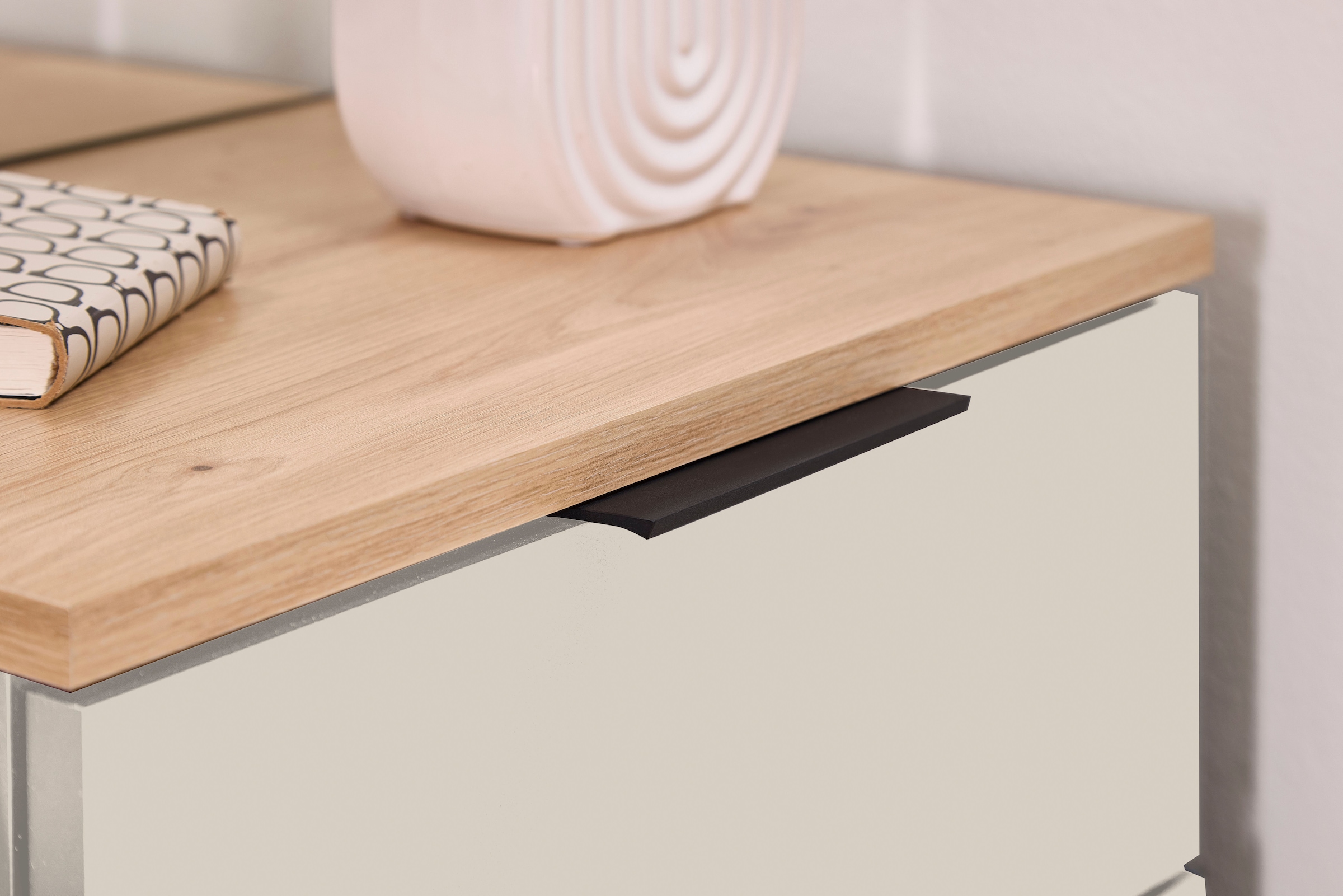 HBZ Kompaktgarderobe »Simple mit Spiegel, Flurgarderobe BxHxT 88x195x35 cm« 4 Stk. tlg. mit Bank, Paneel, Schuhkommode mit Schubkasten und Spiegel