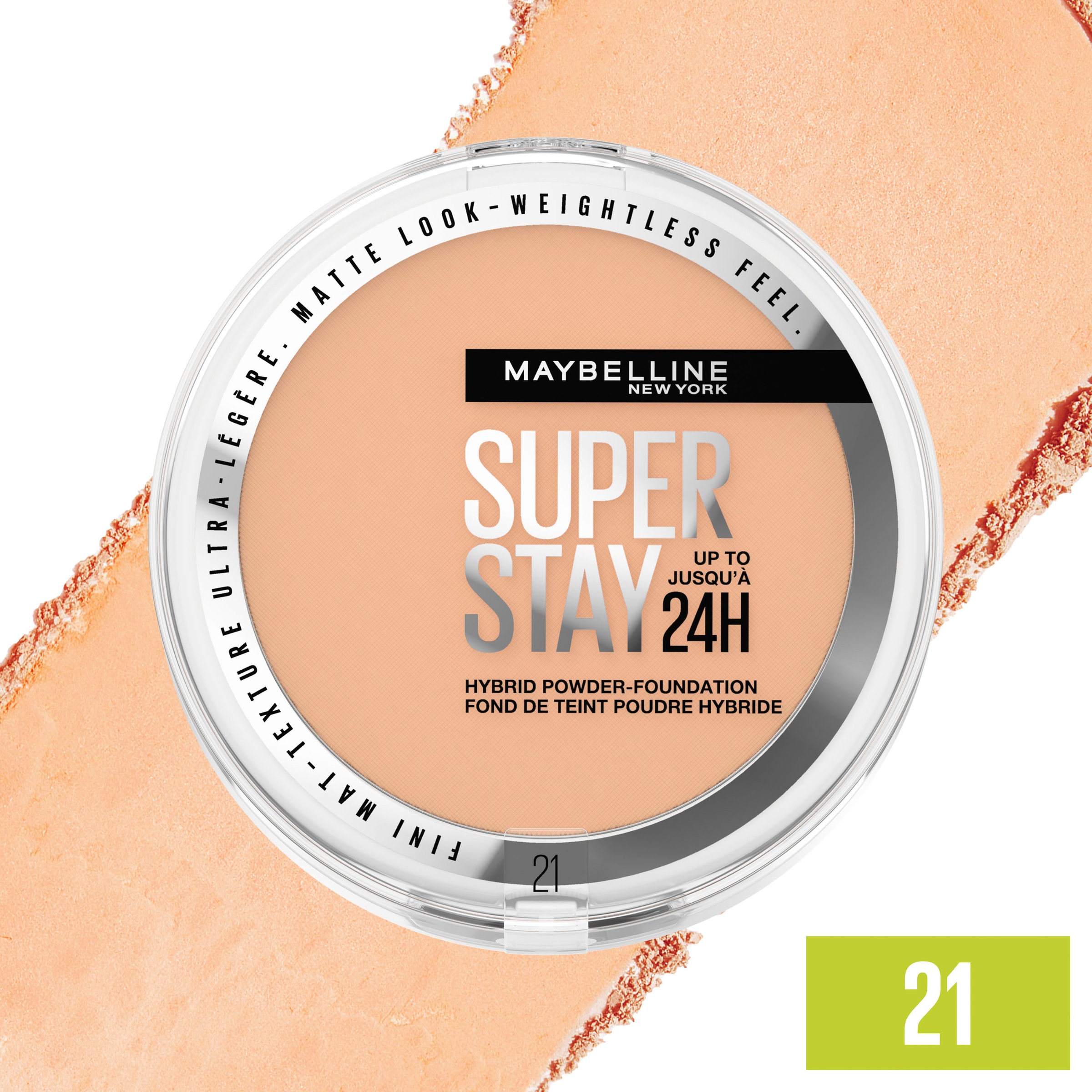 MAYBELLINE NEW YORK Foundation »Maybelline New York Super Stay Hybrides Puder Make-Up«, mit langanhaltender Formel